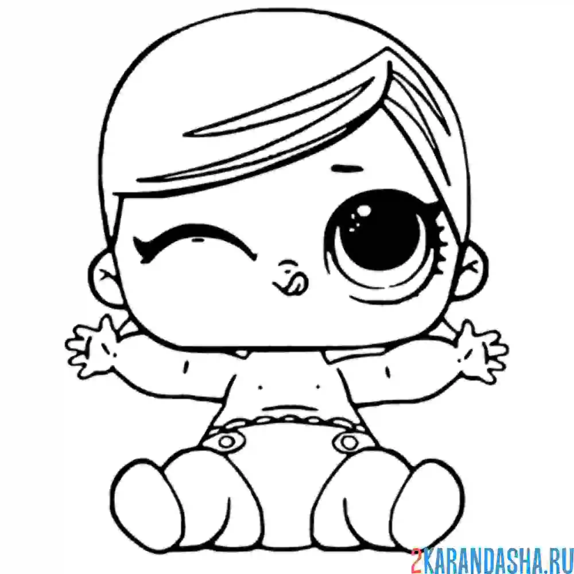 Раскраска лил оркестр малышка сестричка