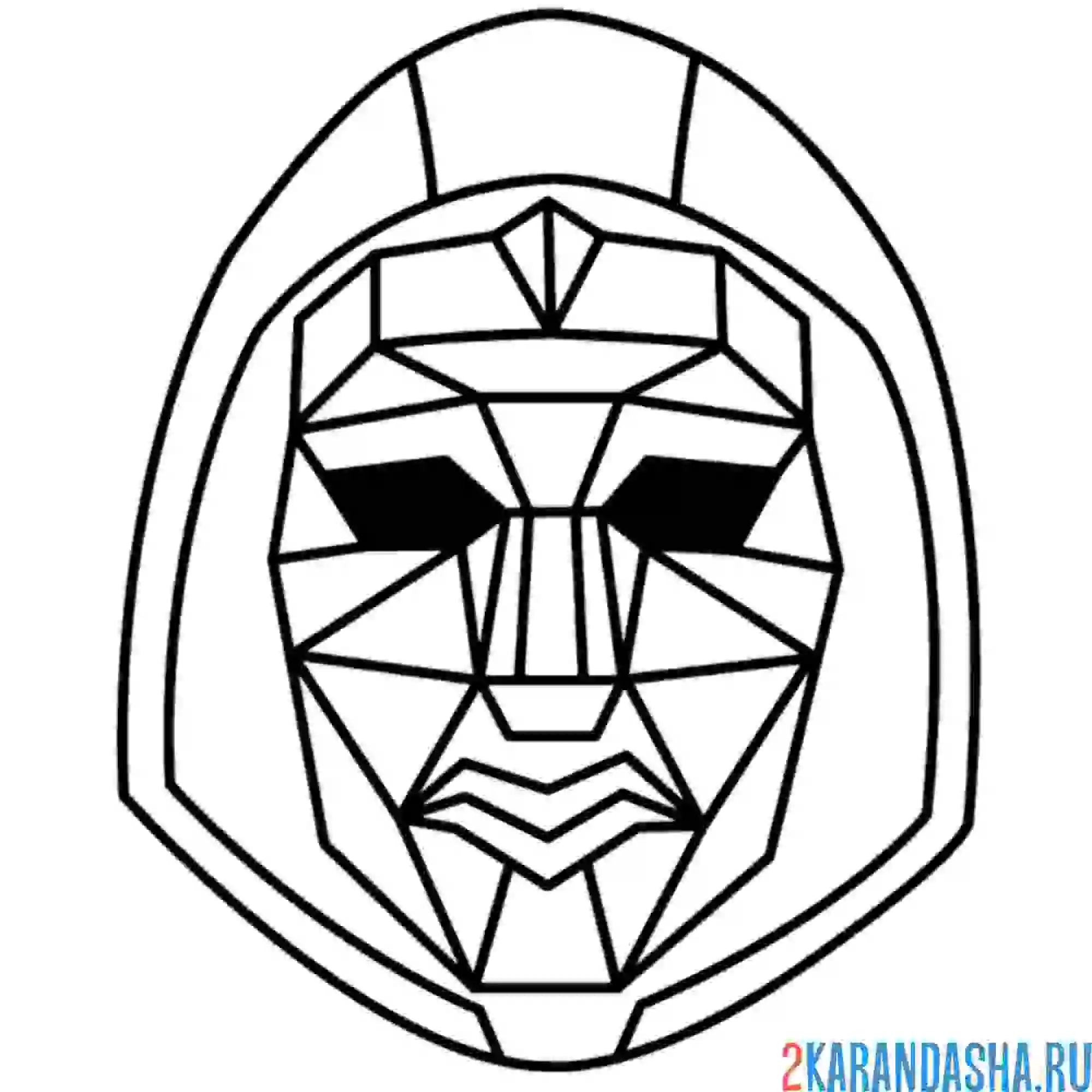 Раскраска ведущий мачка