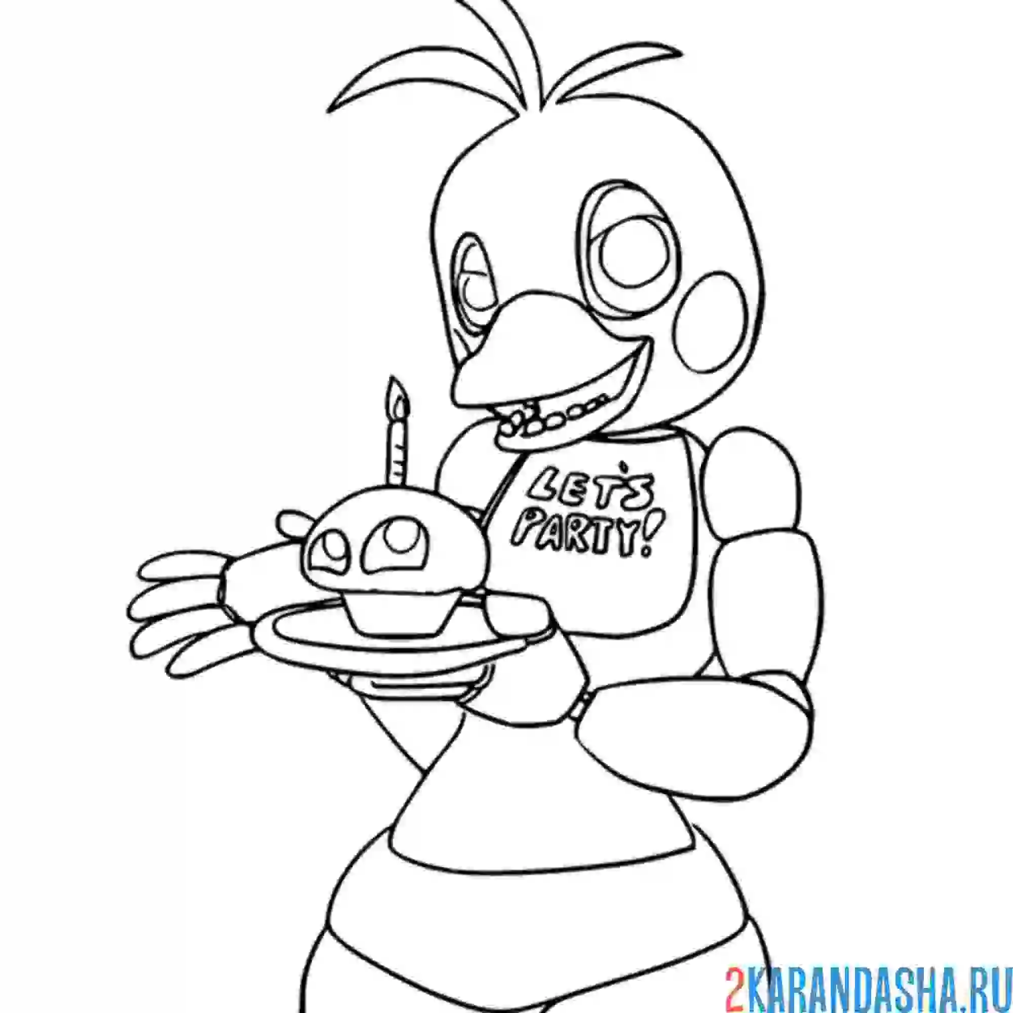 Раскраска чика