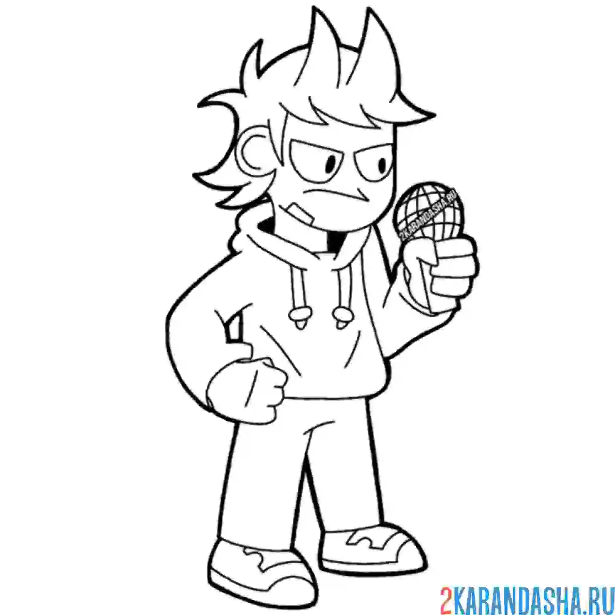 Раскраска торд friday night funkin