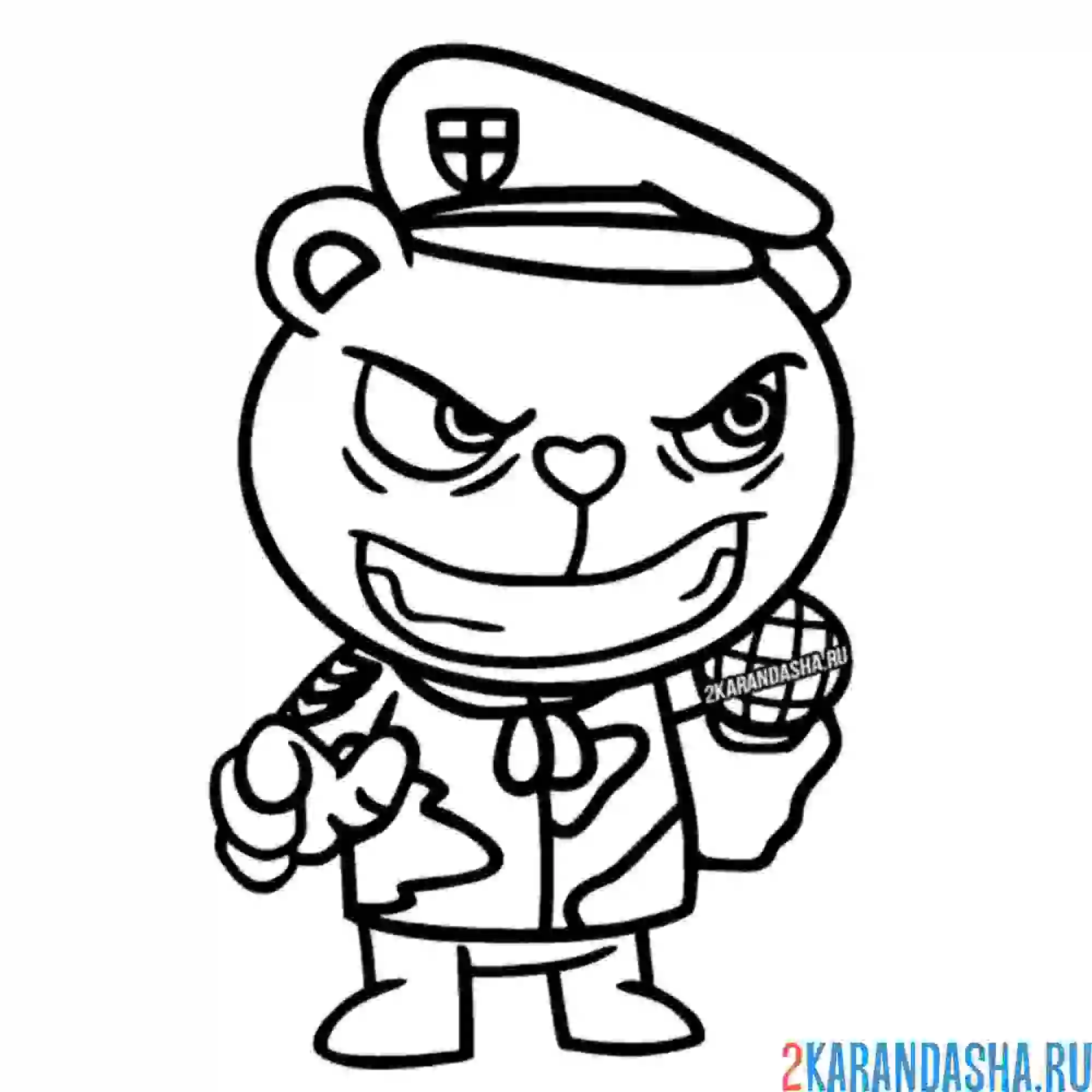 Раскраска флиппи friday night funkin