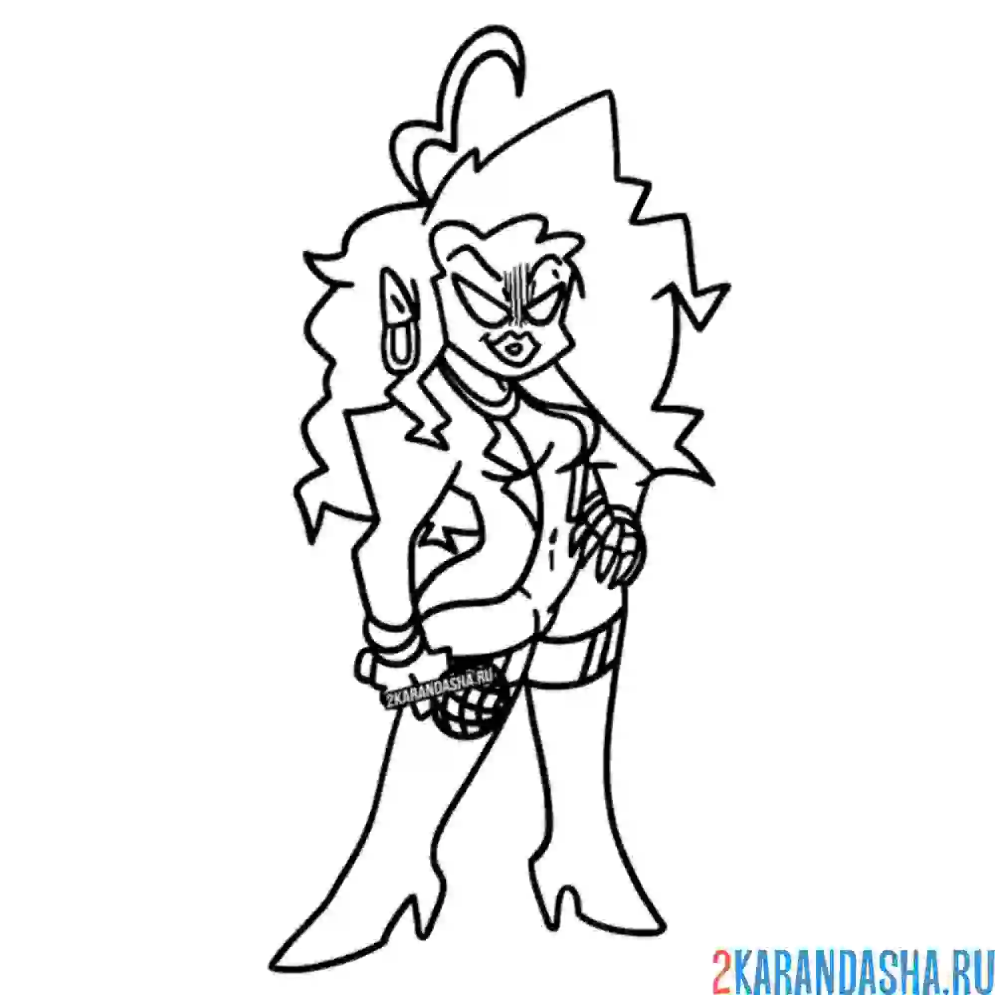 Раскраска дорогая мамочка фрайдэй найт фанкин