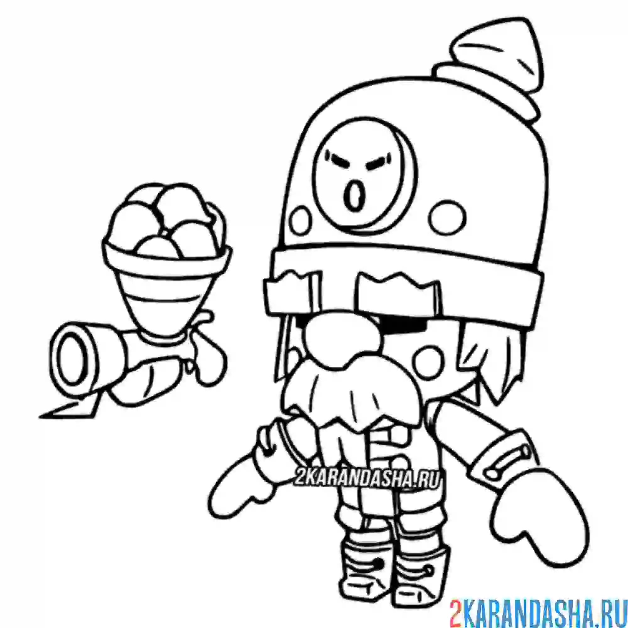 Раскраска щелкунчик гейл