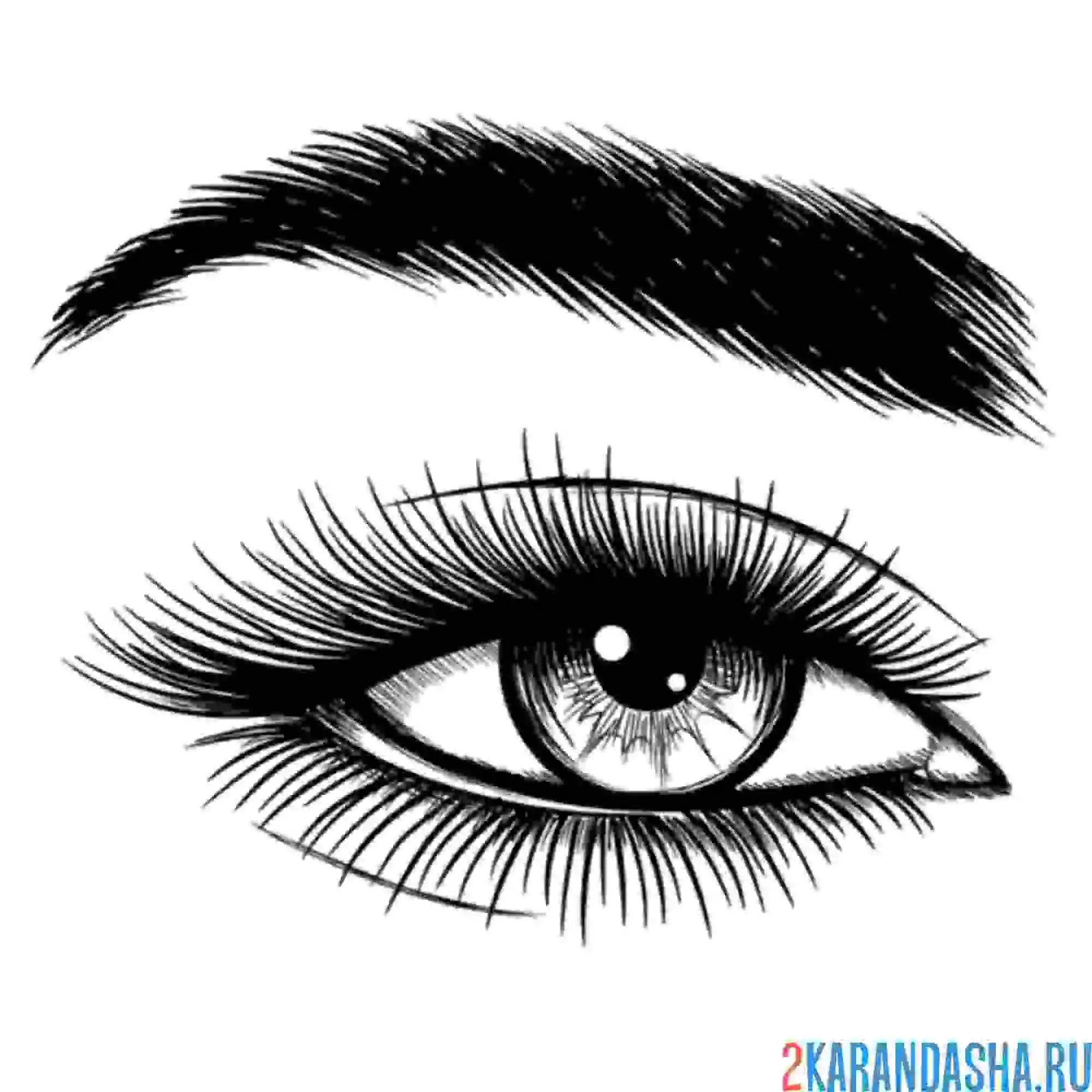 Раскраска глаз для макияжа косметика