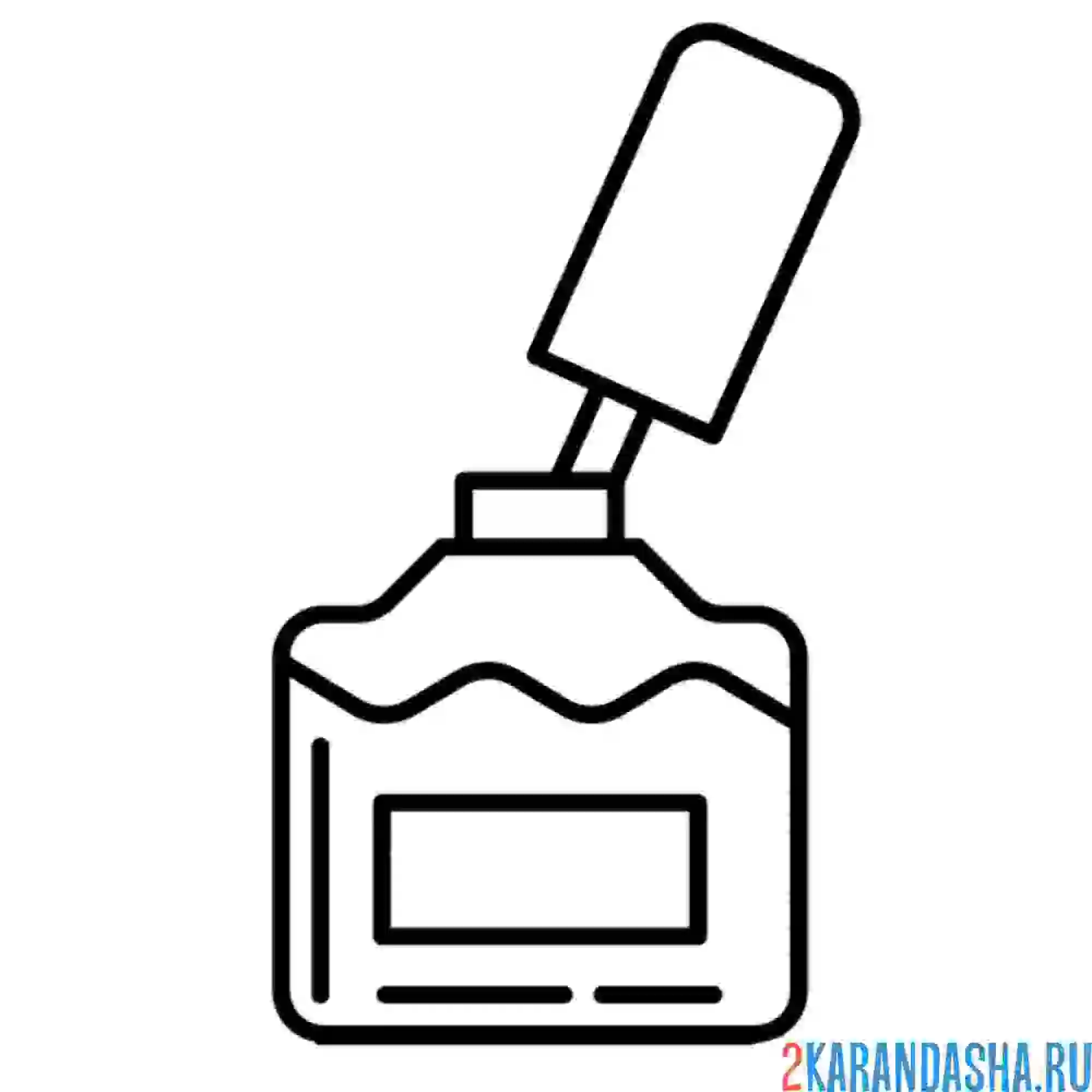 Раскраска гель-лак для нотгей