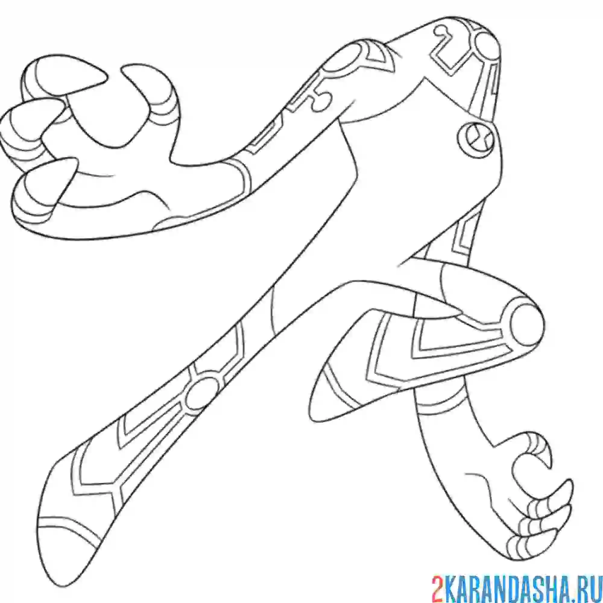 Раскраска гальванический мехаморф плазма