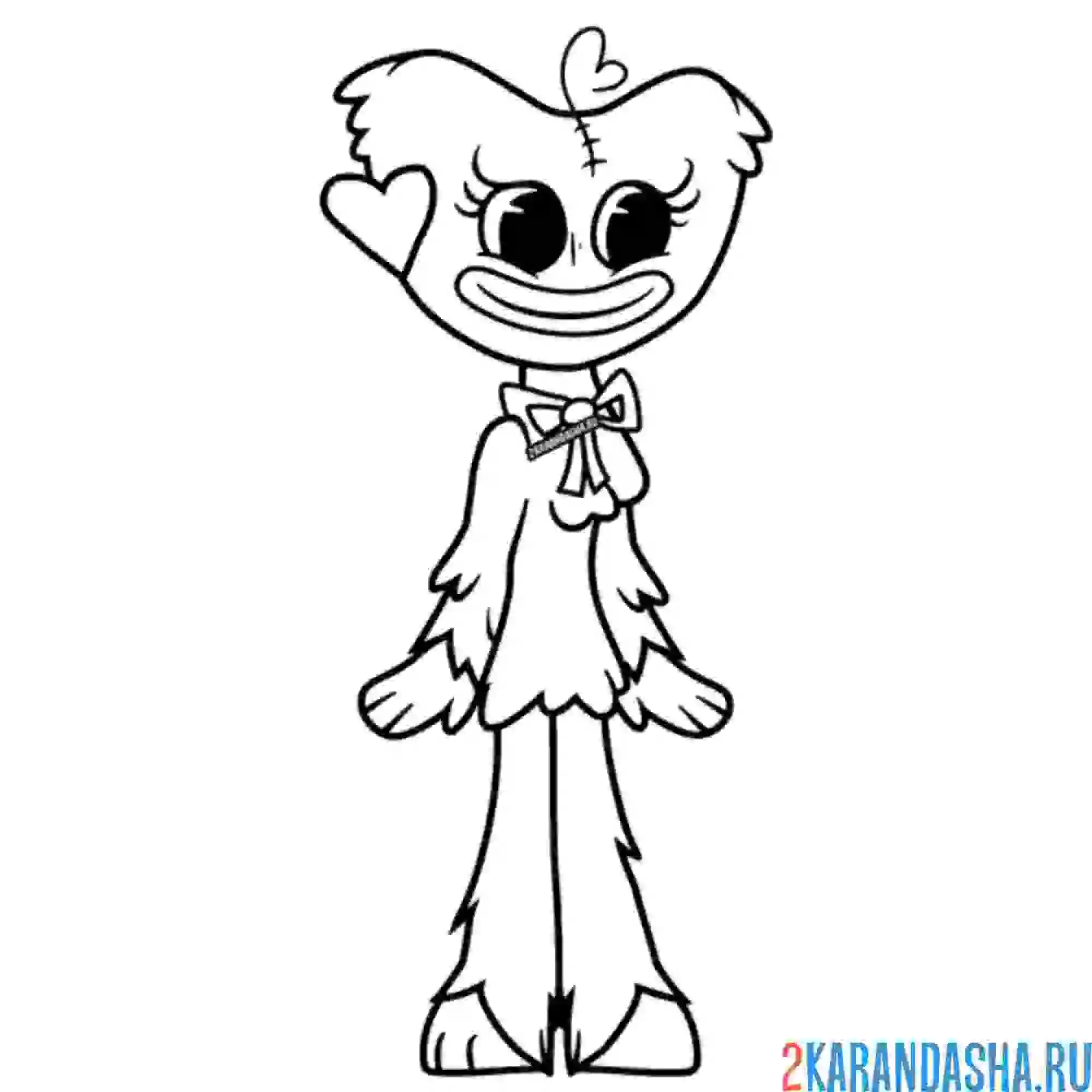 Раскраска кисси мисси