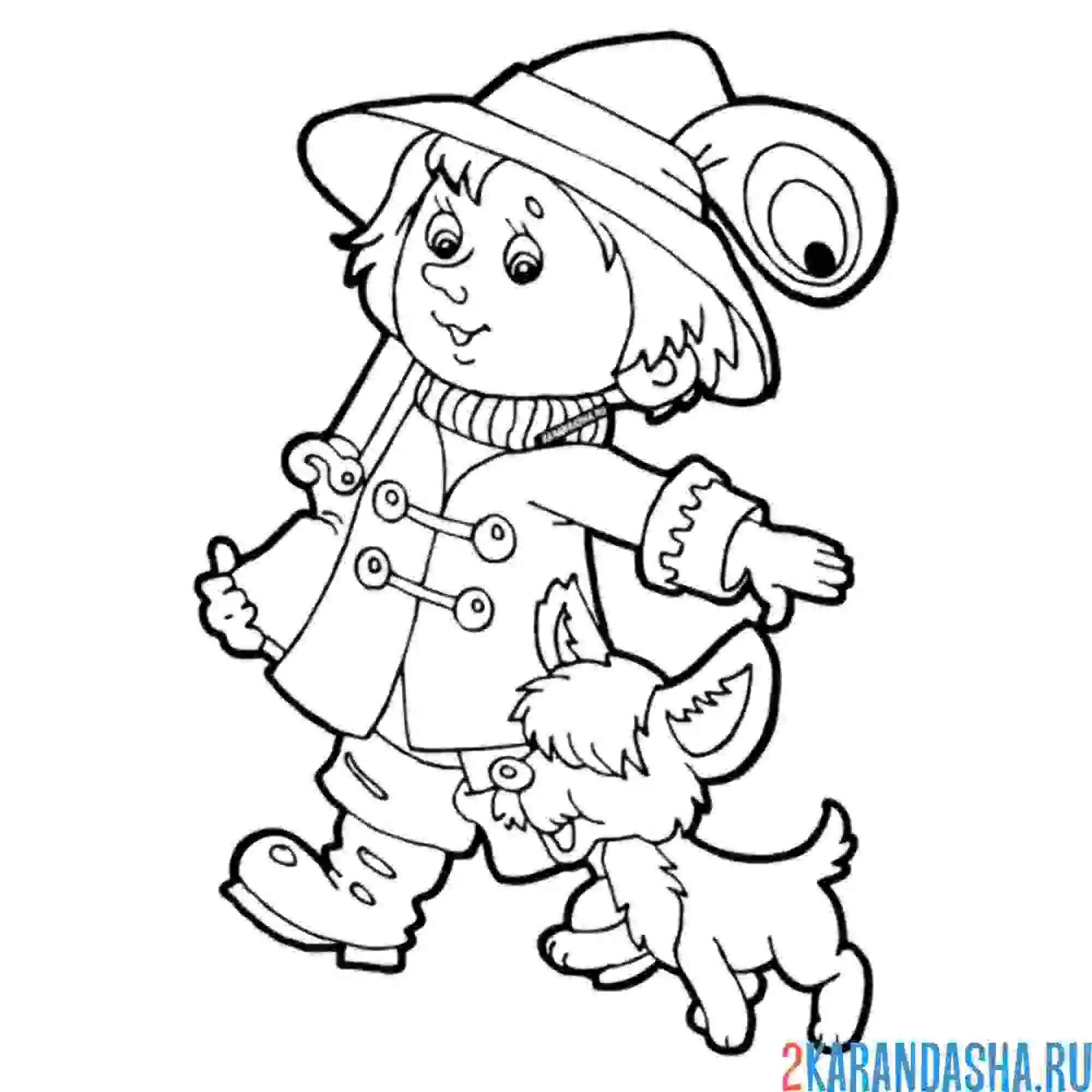 Раскраска тюбик идет рисовать