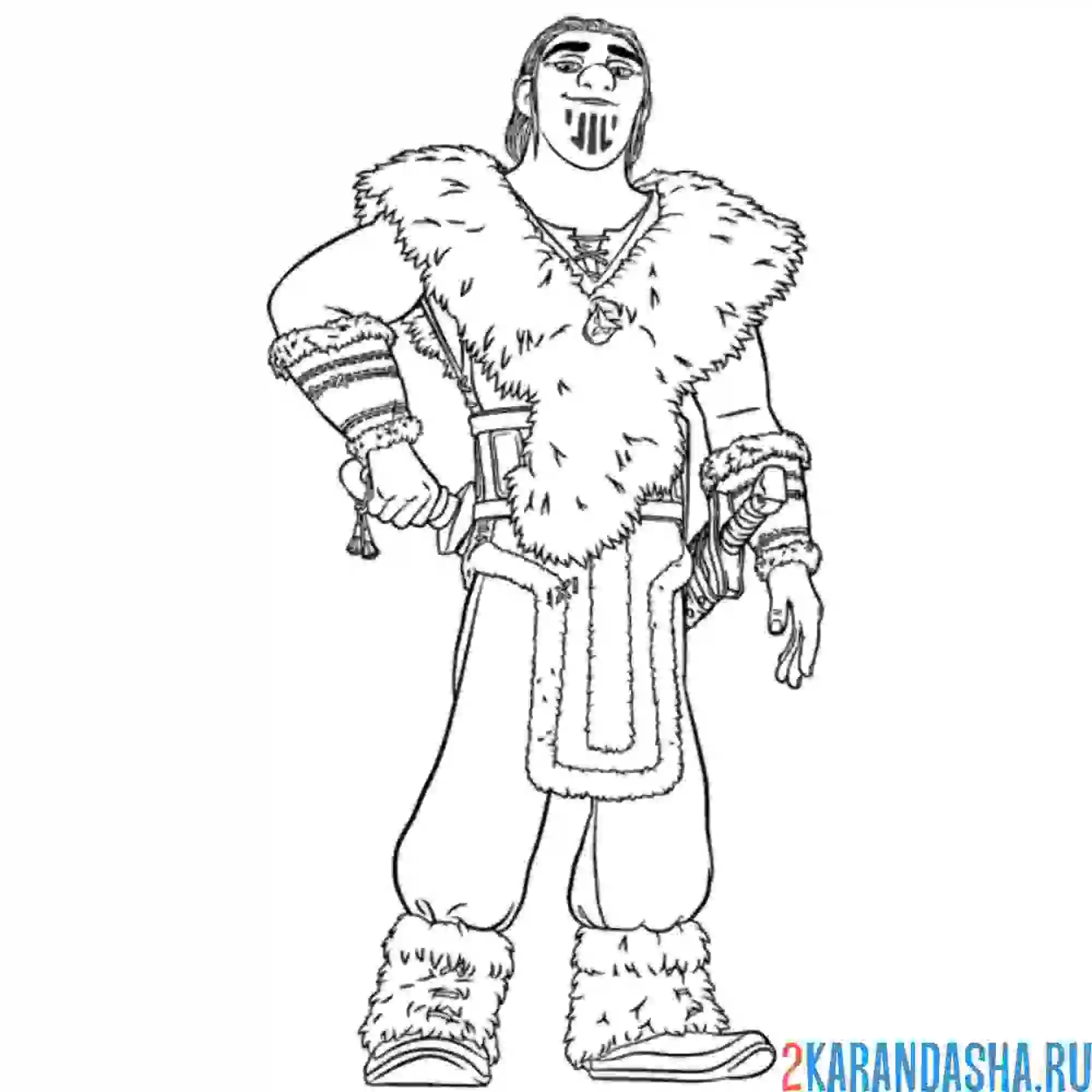 Раскраска дерзкий эрет ловец драконов