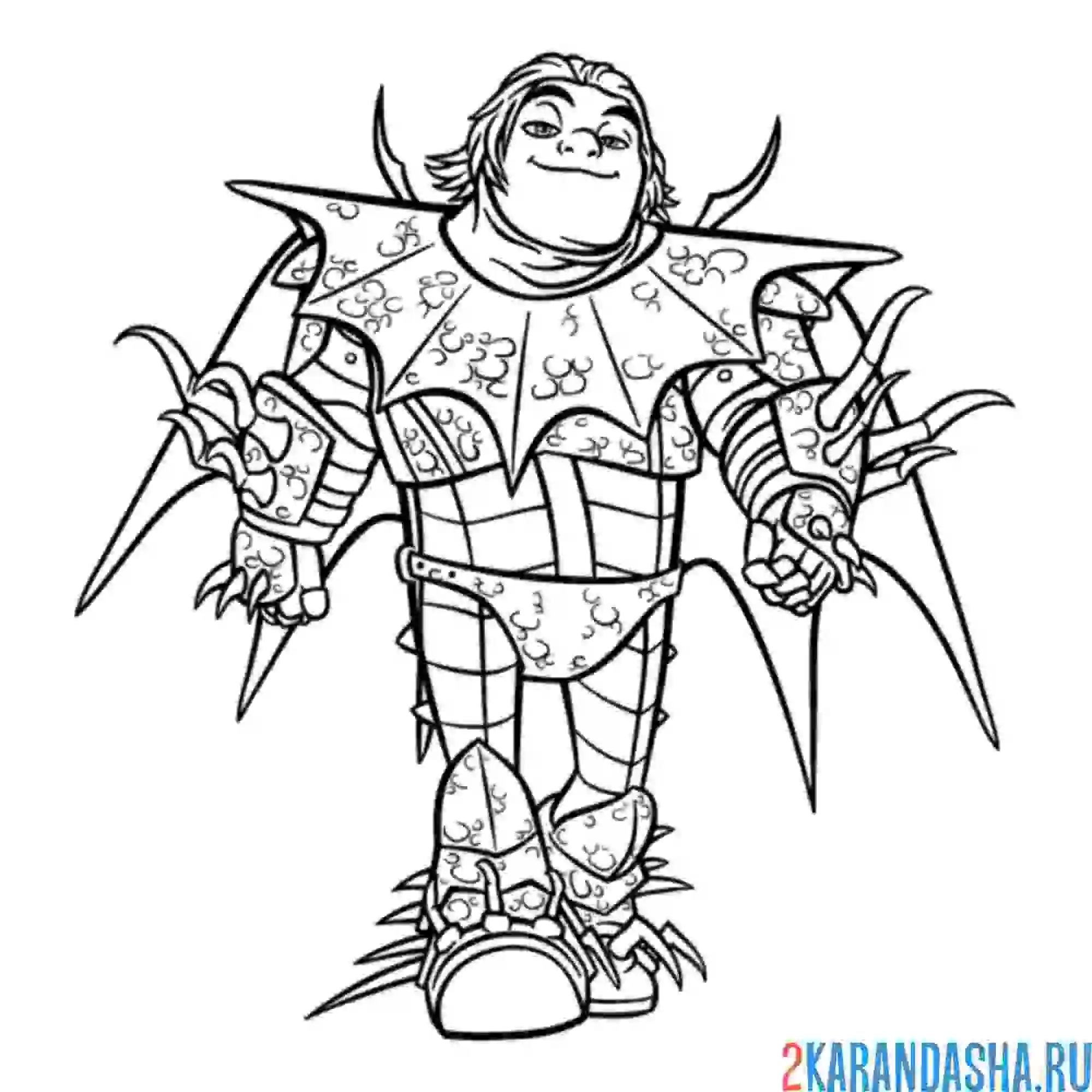 Раскраска сморкала йоргенсон сын викинга