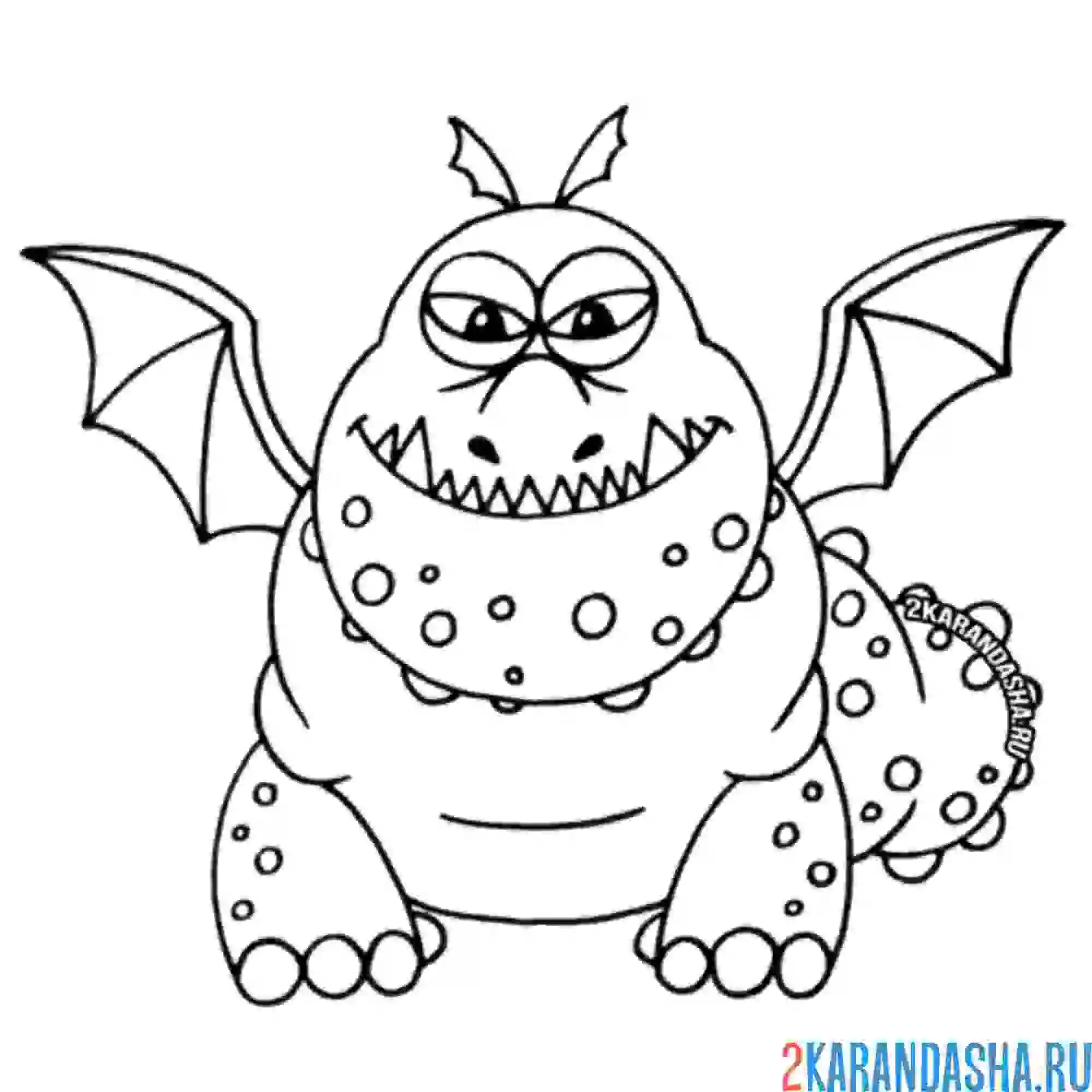 Раскраска смешная сарделька