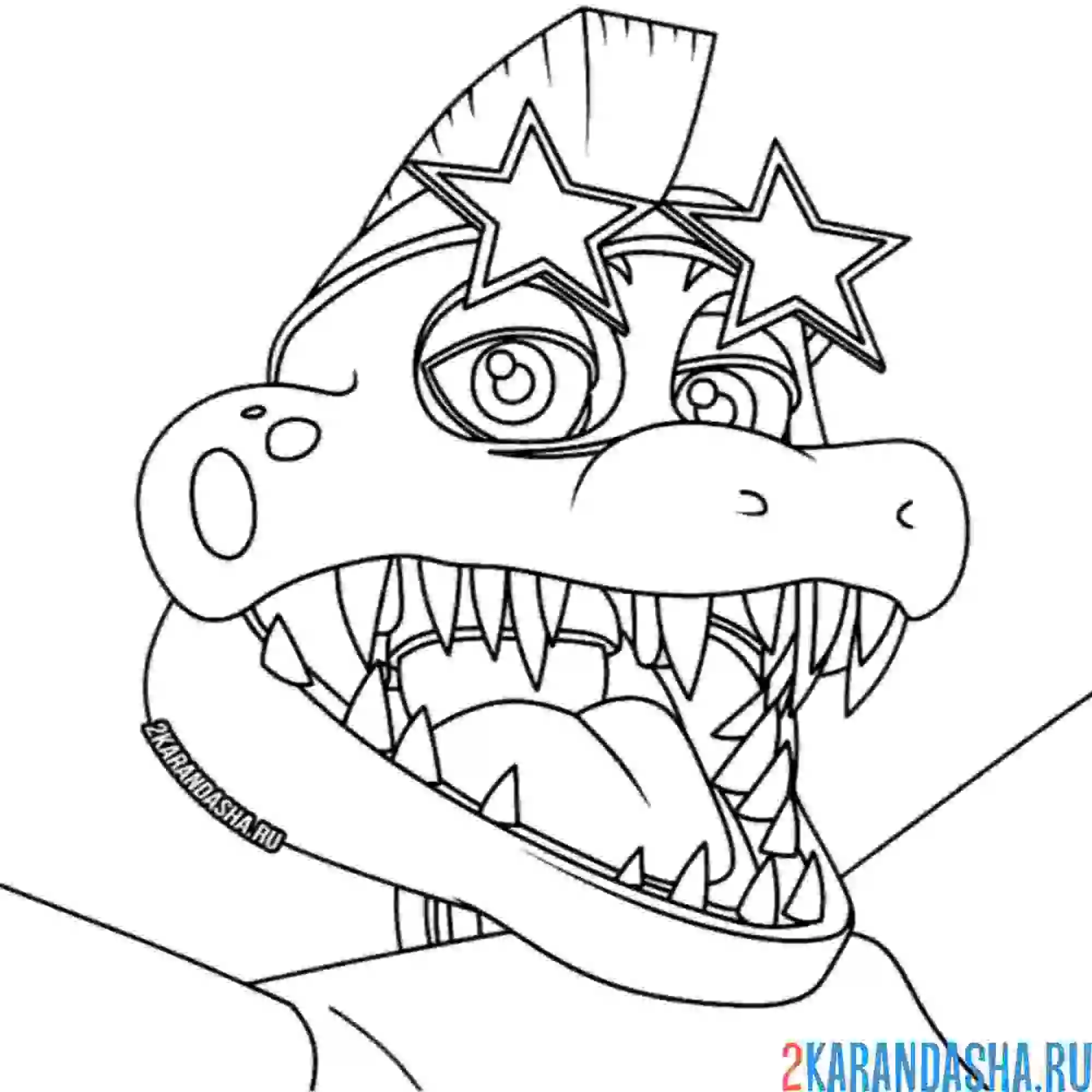 Раскраска глэмрок монти