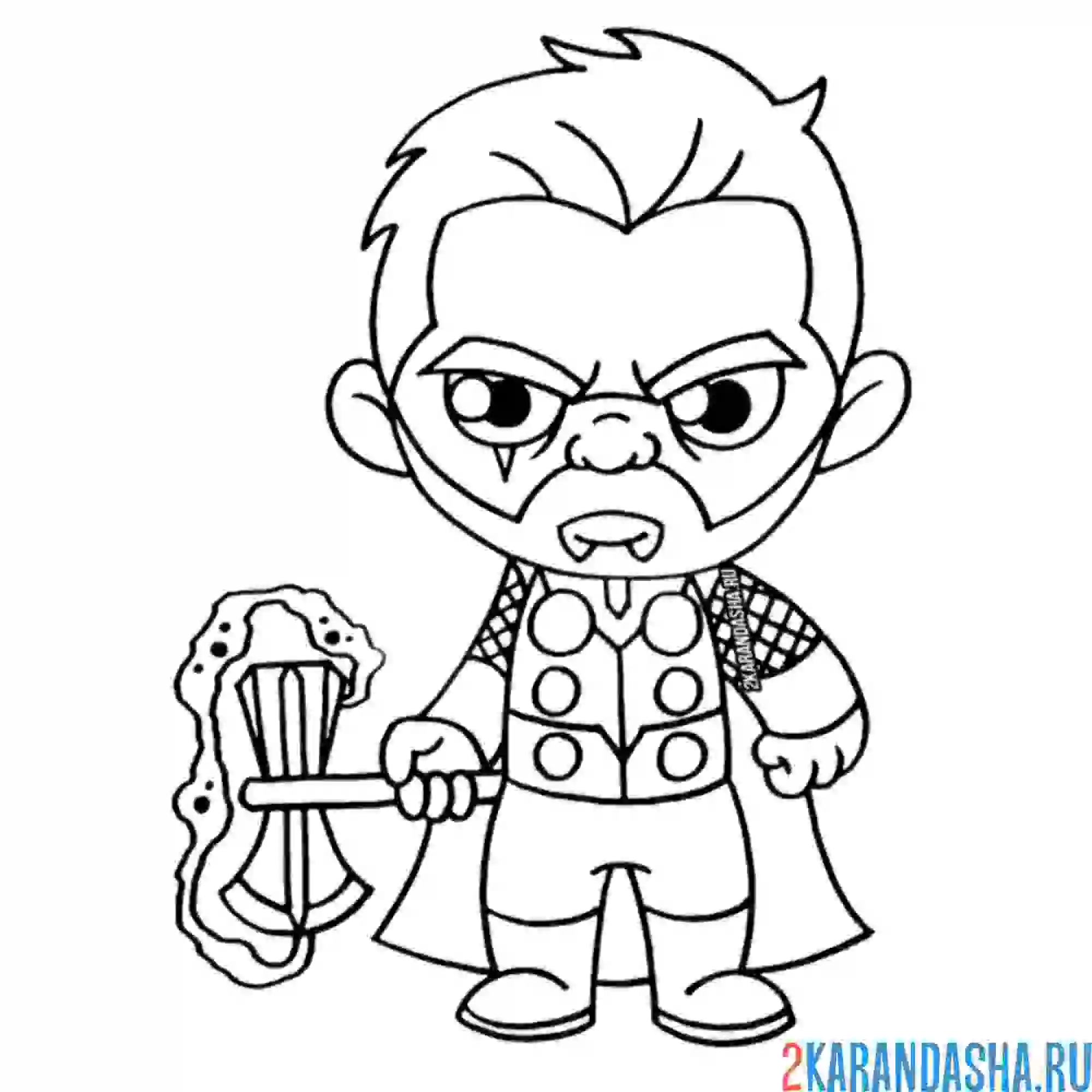 Раскраска тор грмовержец