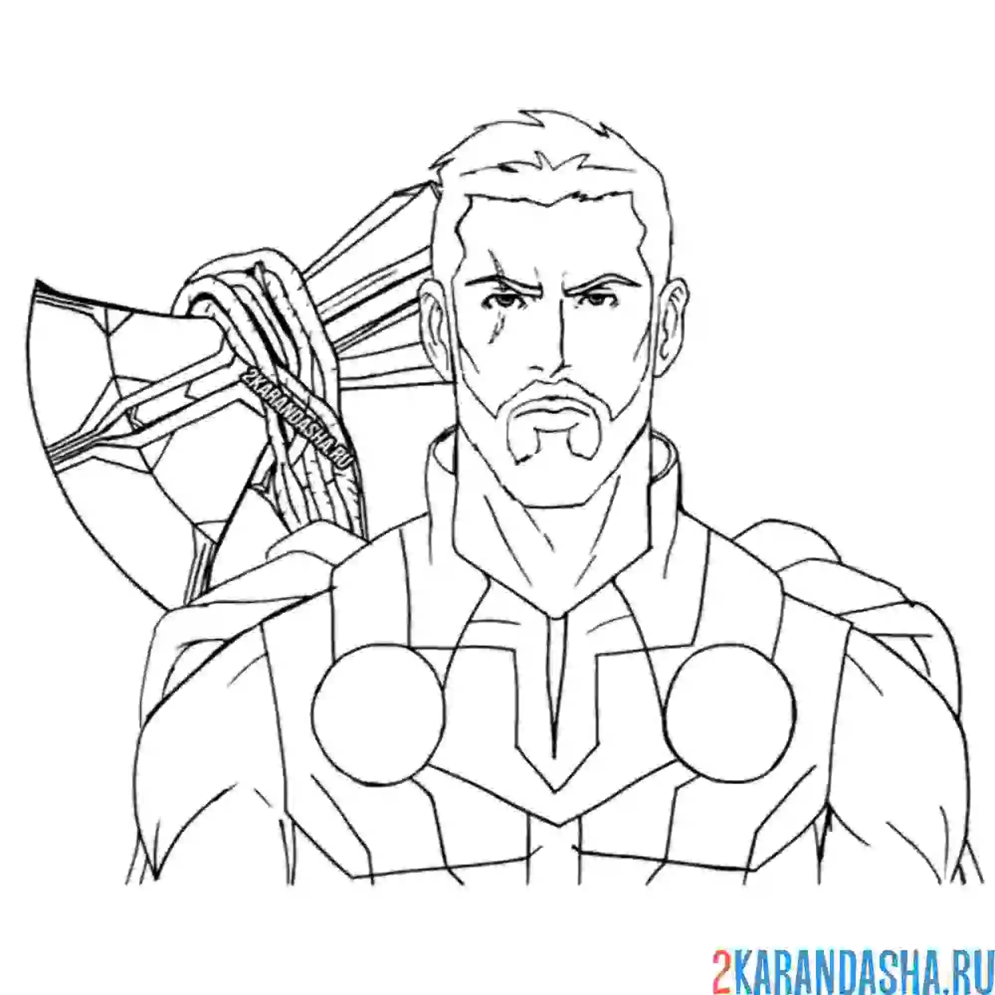 Раскраска тор новый