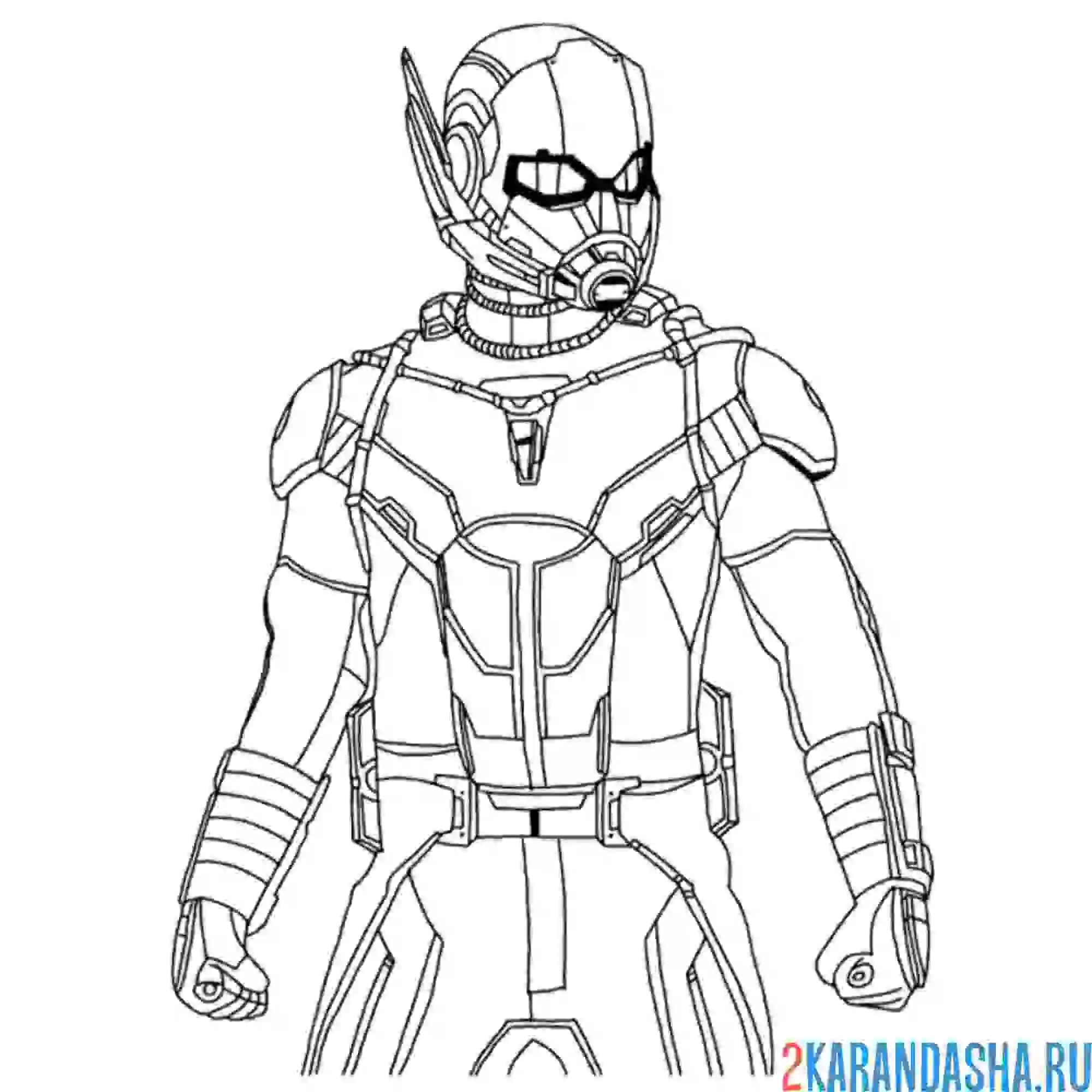 Раскраска человек-мурваей marvel