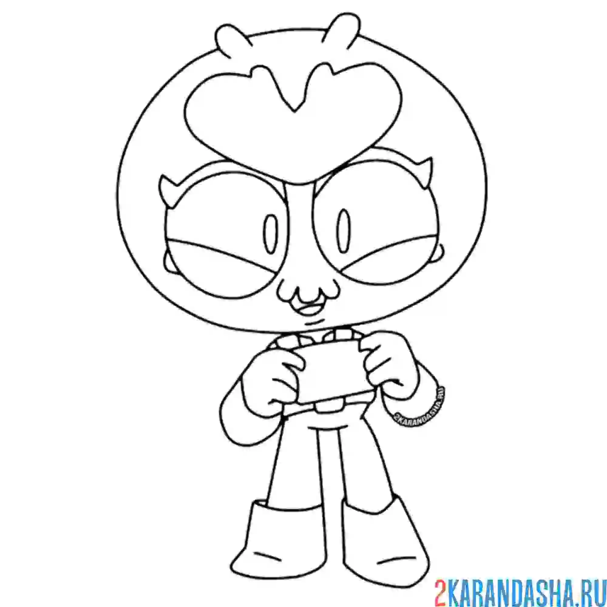 Раскраска ева что-то задумала