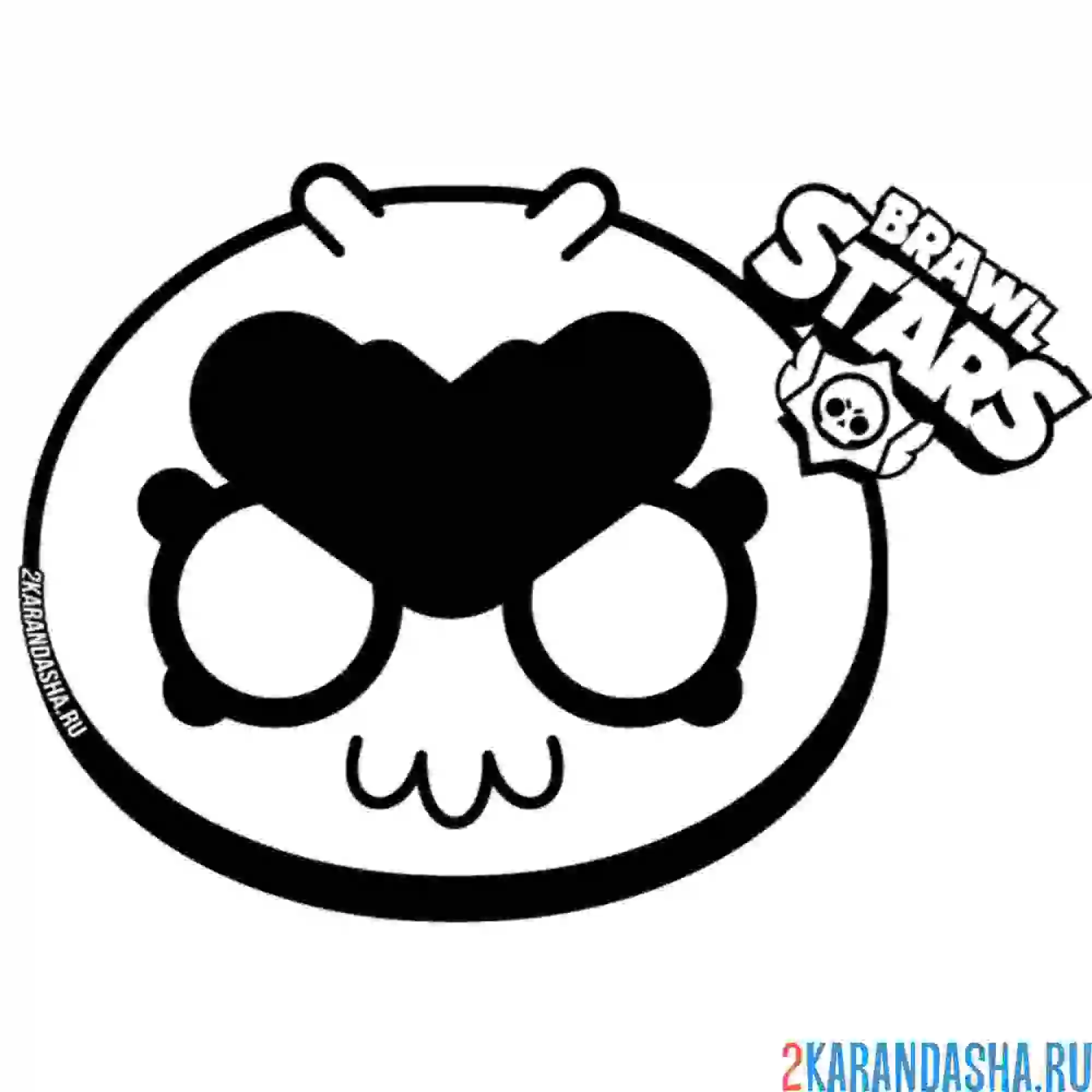 Раскраска эмодзи нейтральная ева