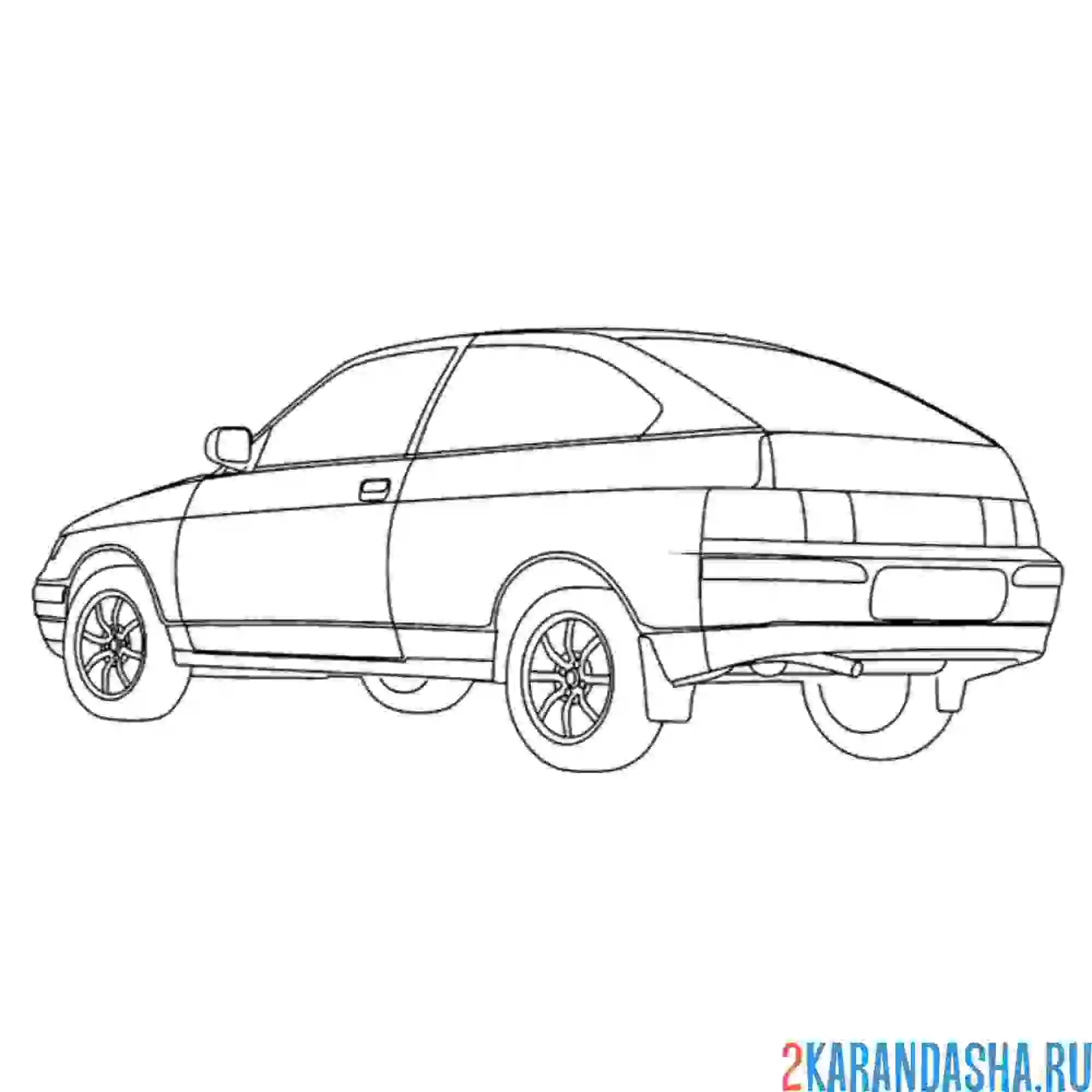 Раскраска лада 2111 ваз