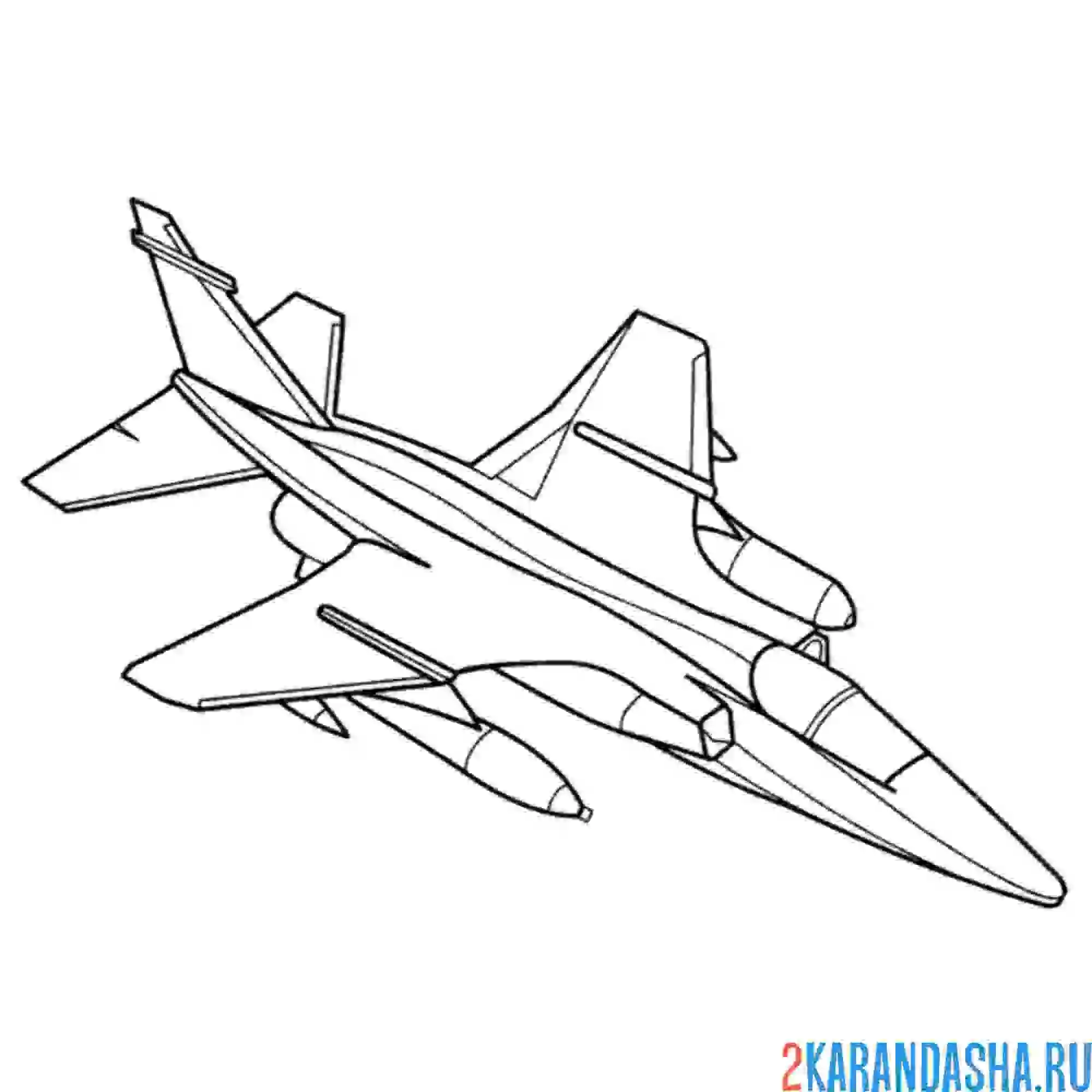 Раскраска sepecat jaguar (сепекат «ягуар») истребитель-бомбардировщик разработки великобритании и франции