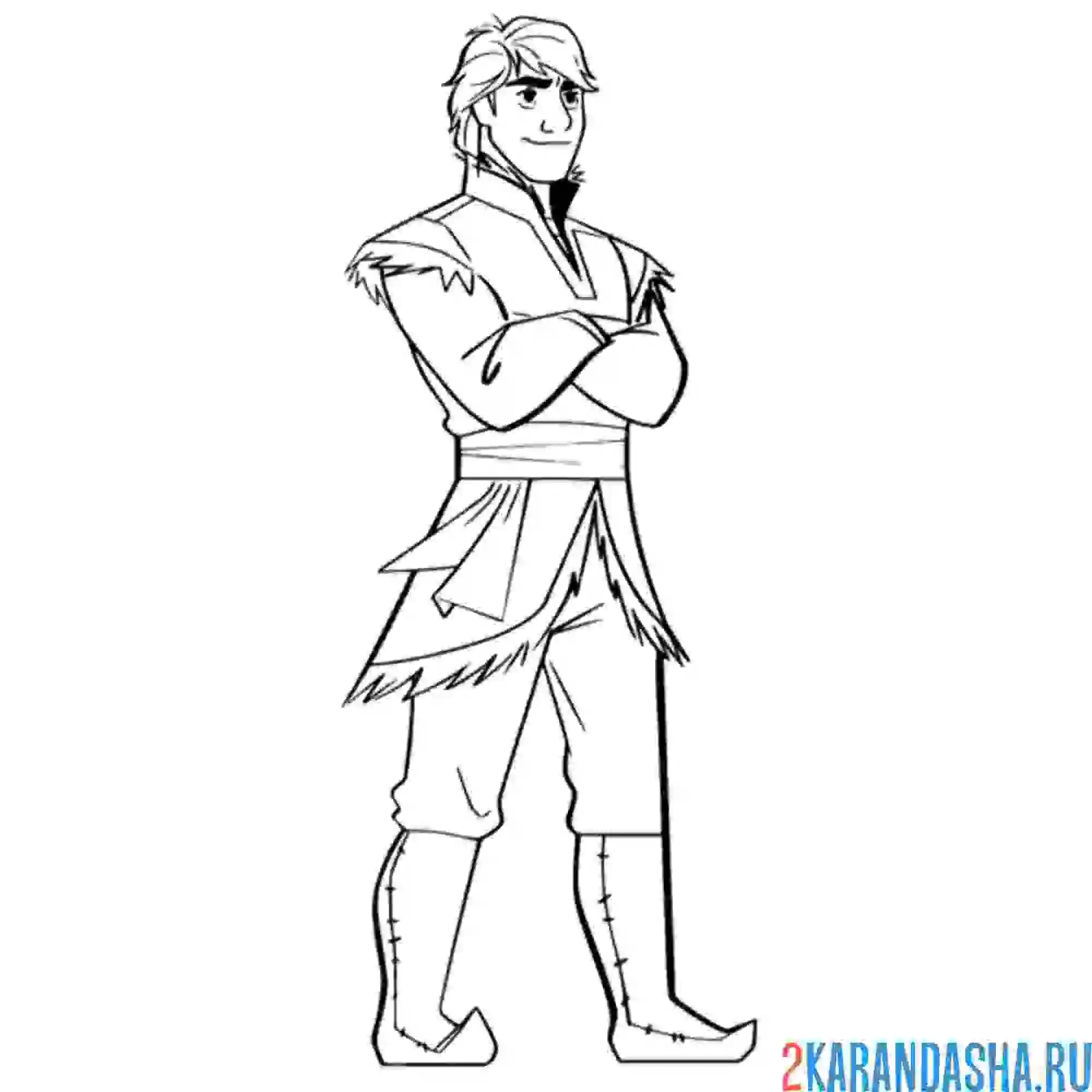 Раскраска серьезный кристофер