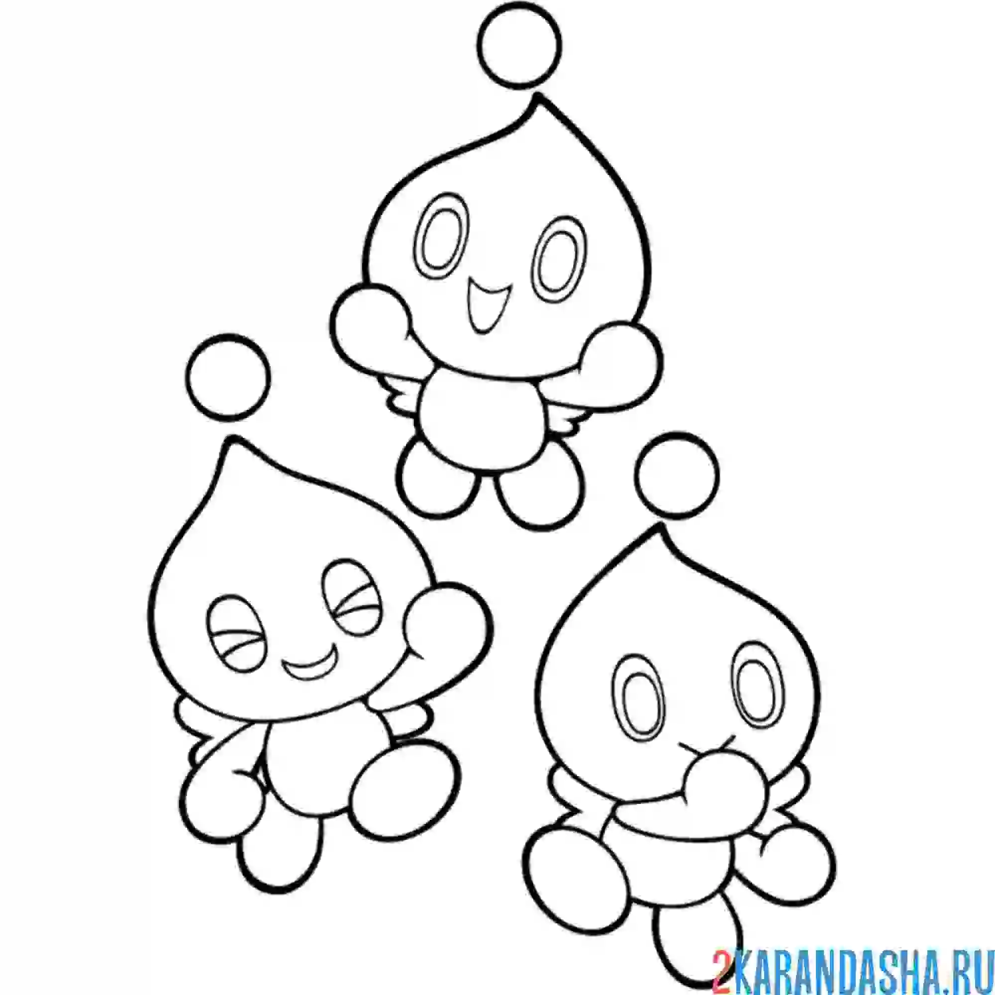 Раскраска чао питомцы