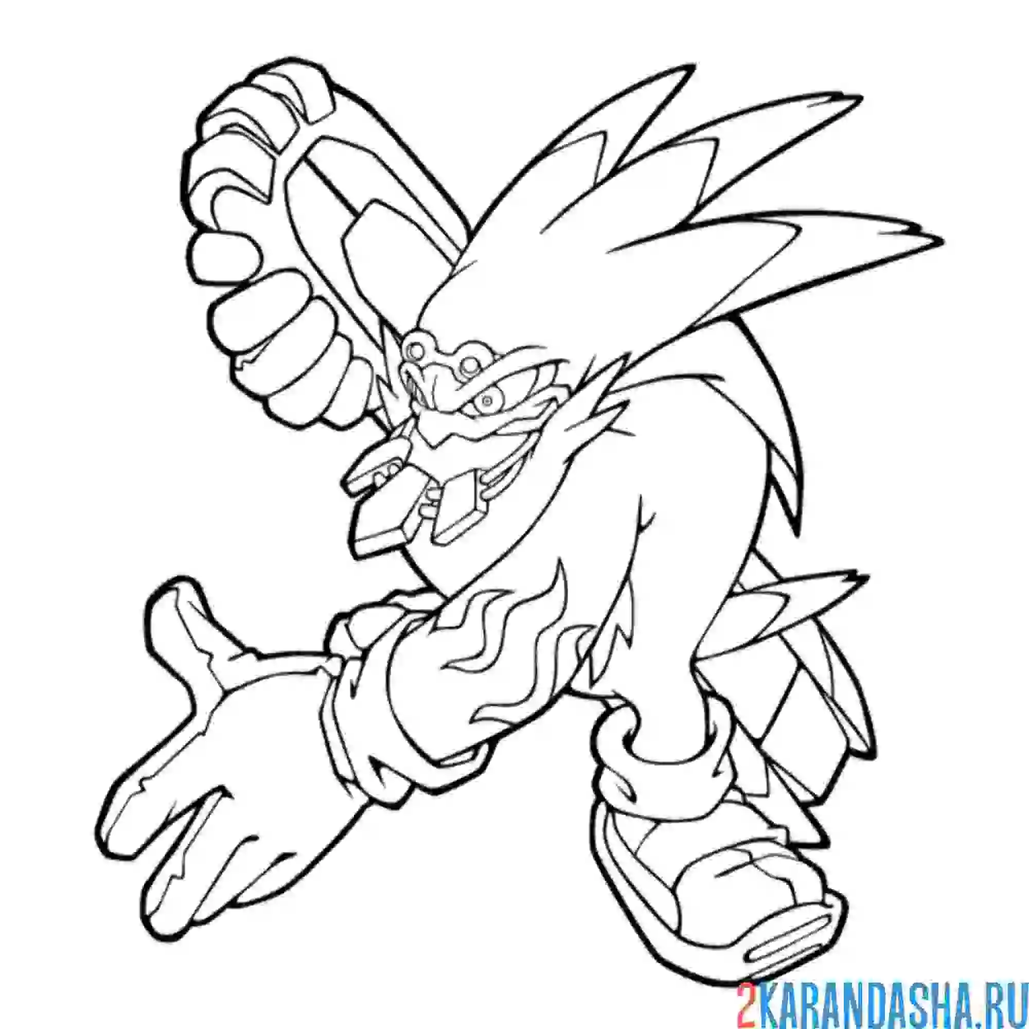 Раскраска альбатрос шторм