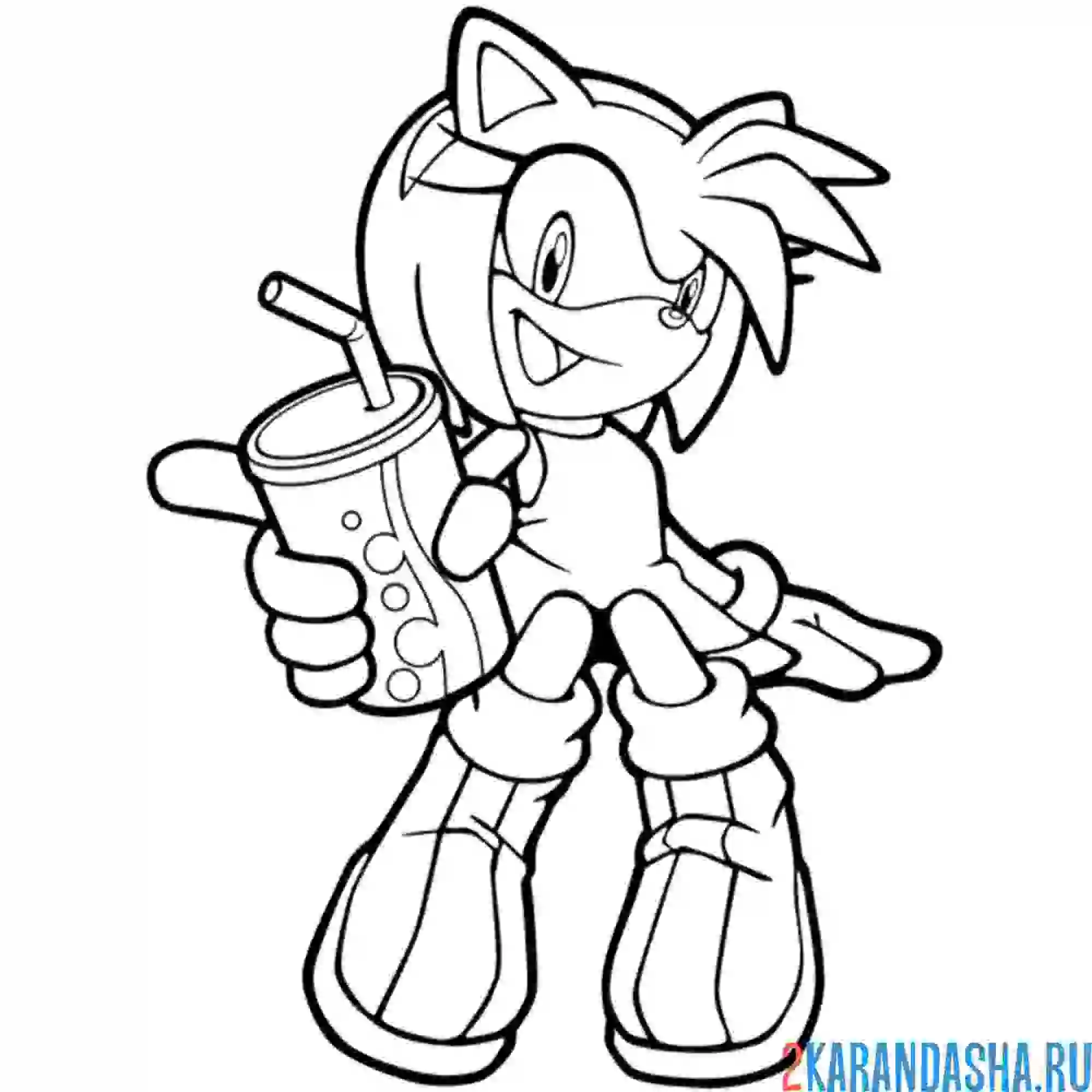 Раскраска эми роуз и содовая