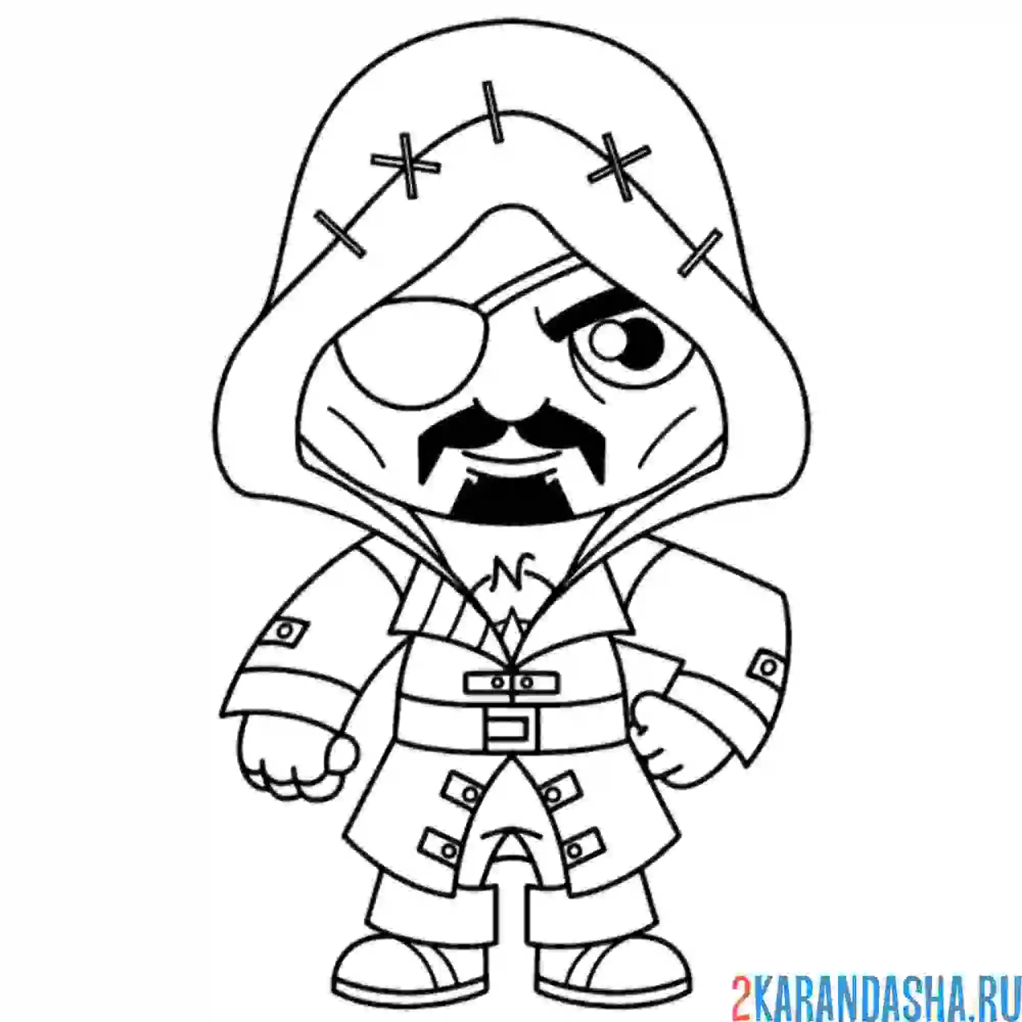 Раскраска флибустьер
