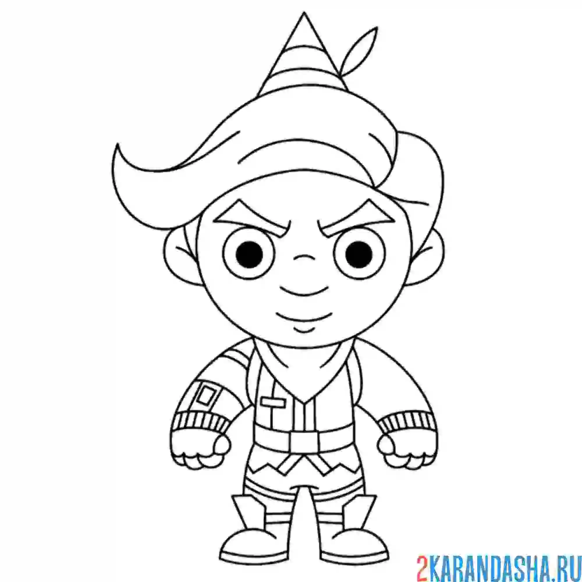 Раскраска кодовое имя эльф