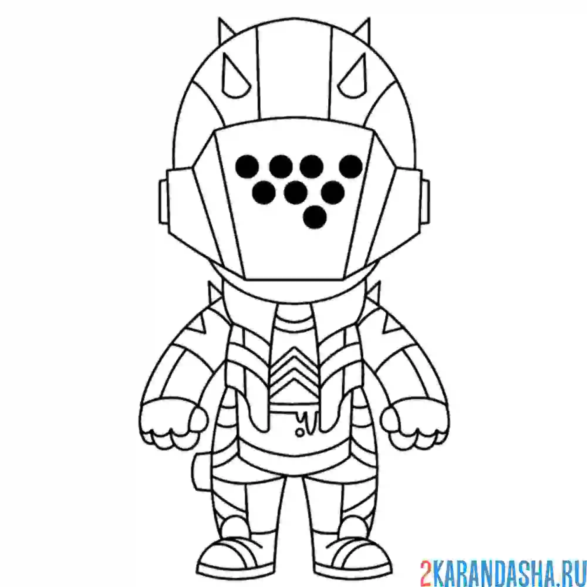 Раскраска форнтайт x-лорд