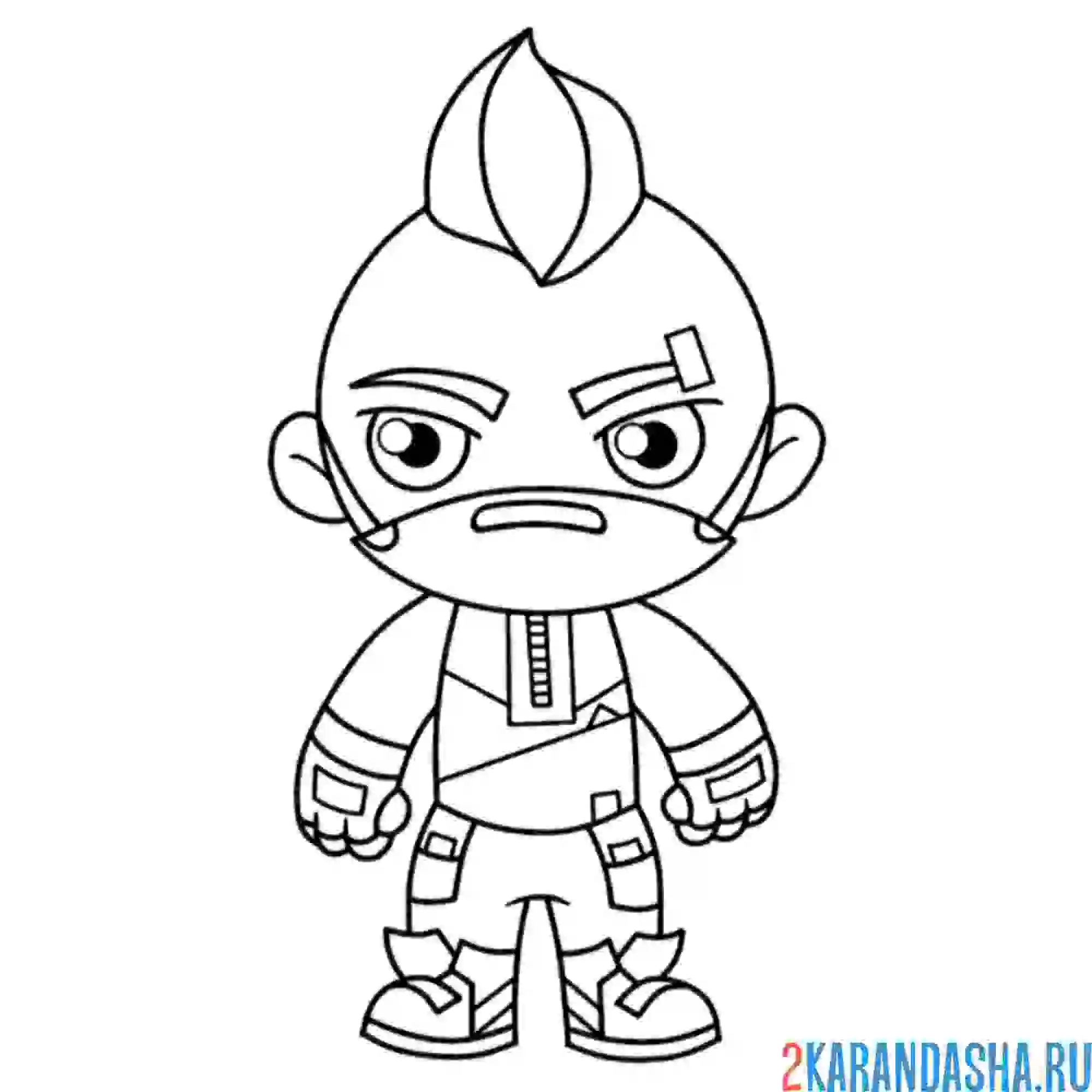 Раскраска ронин