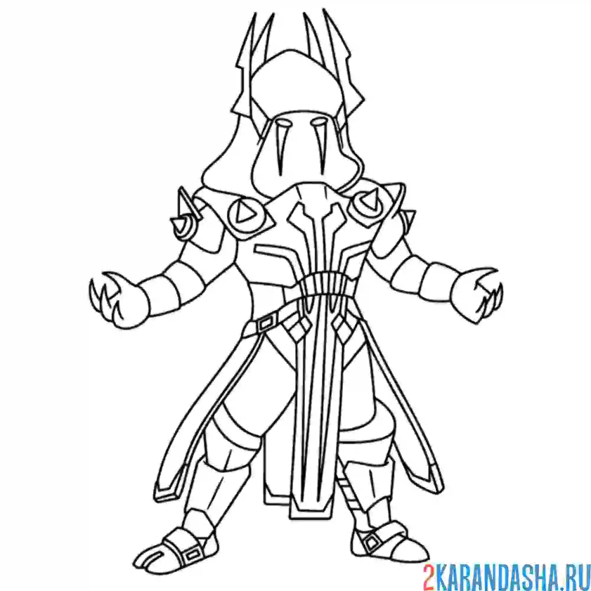 Раскраска владыка льда