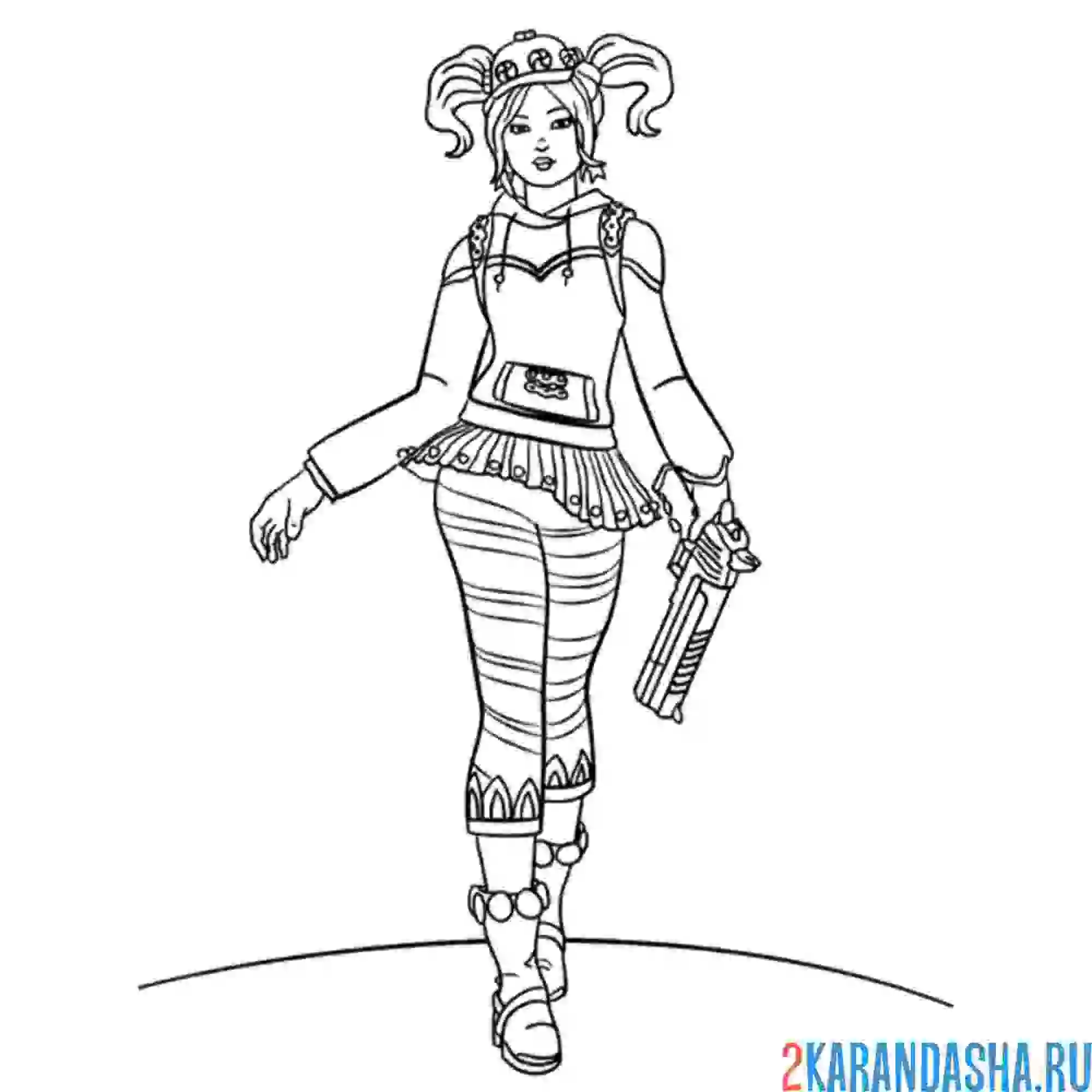 Раскраска марципанка