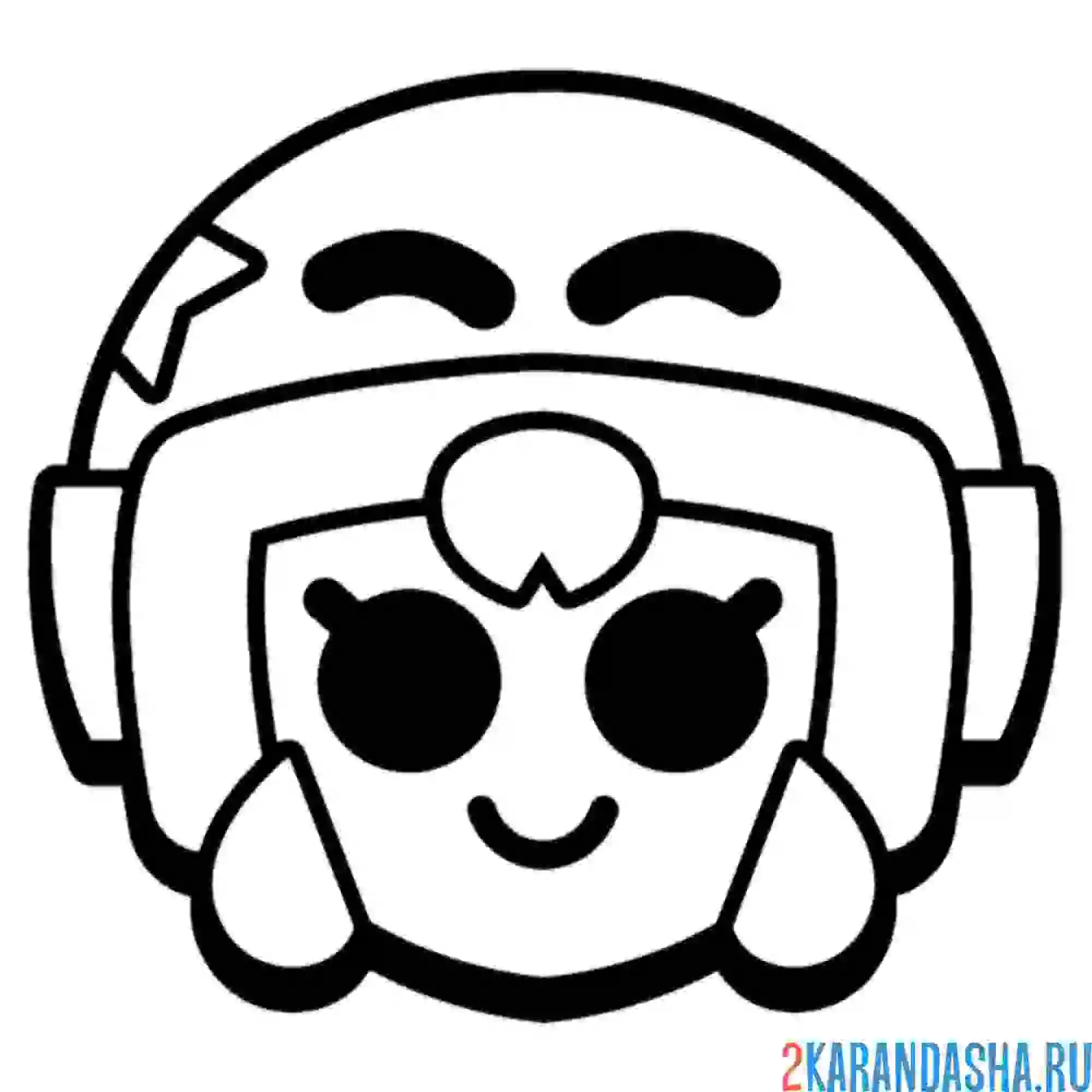 Раскраска бонни обычная