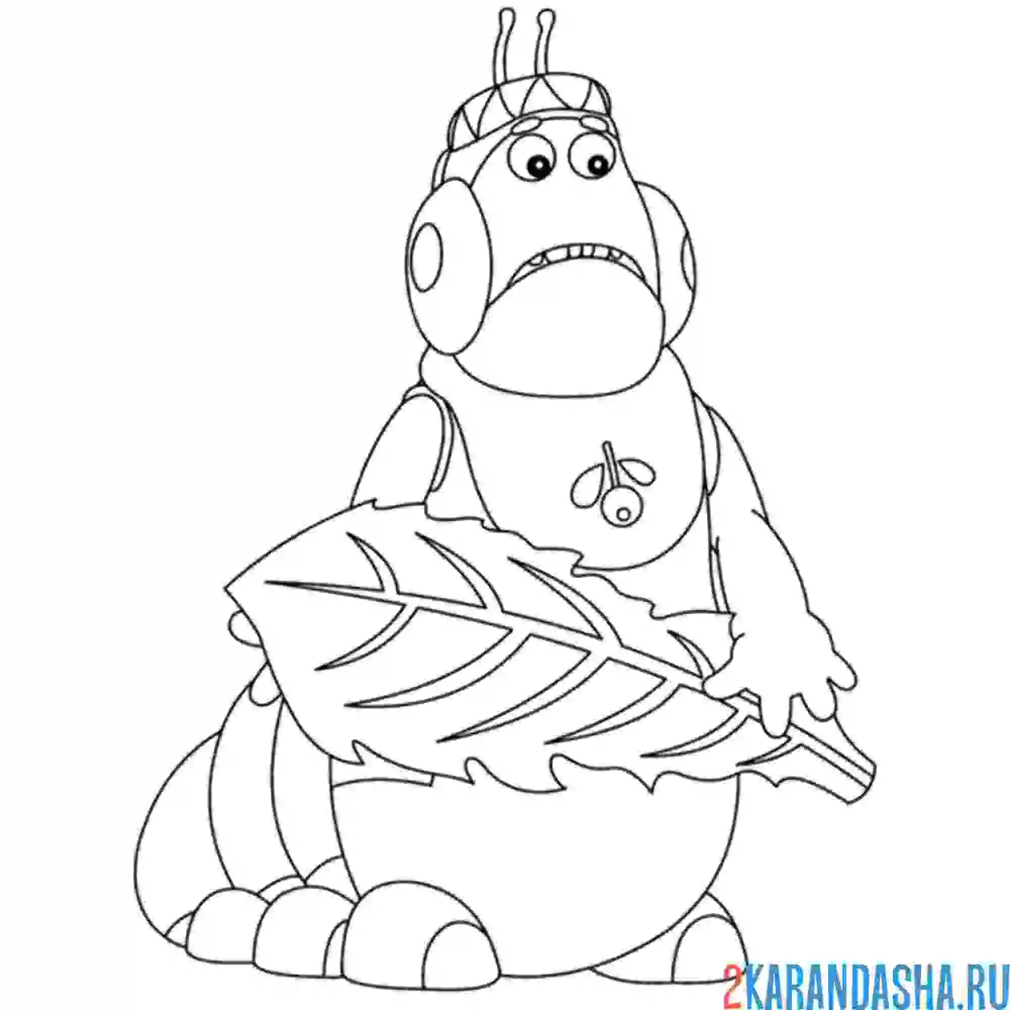 Раскраска вупсень