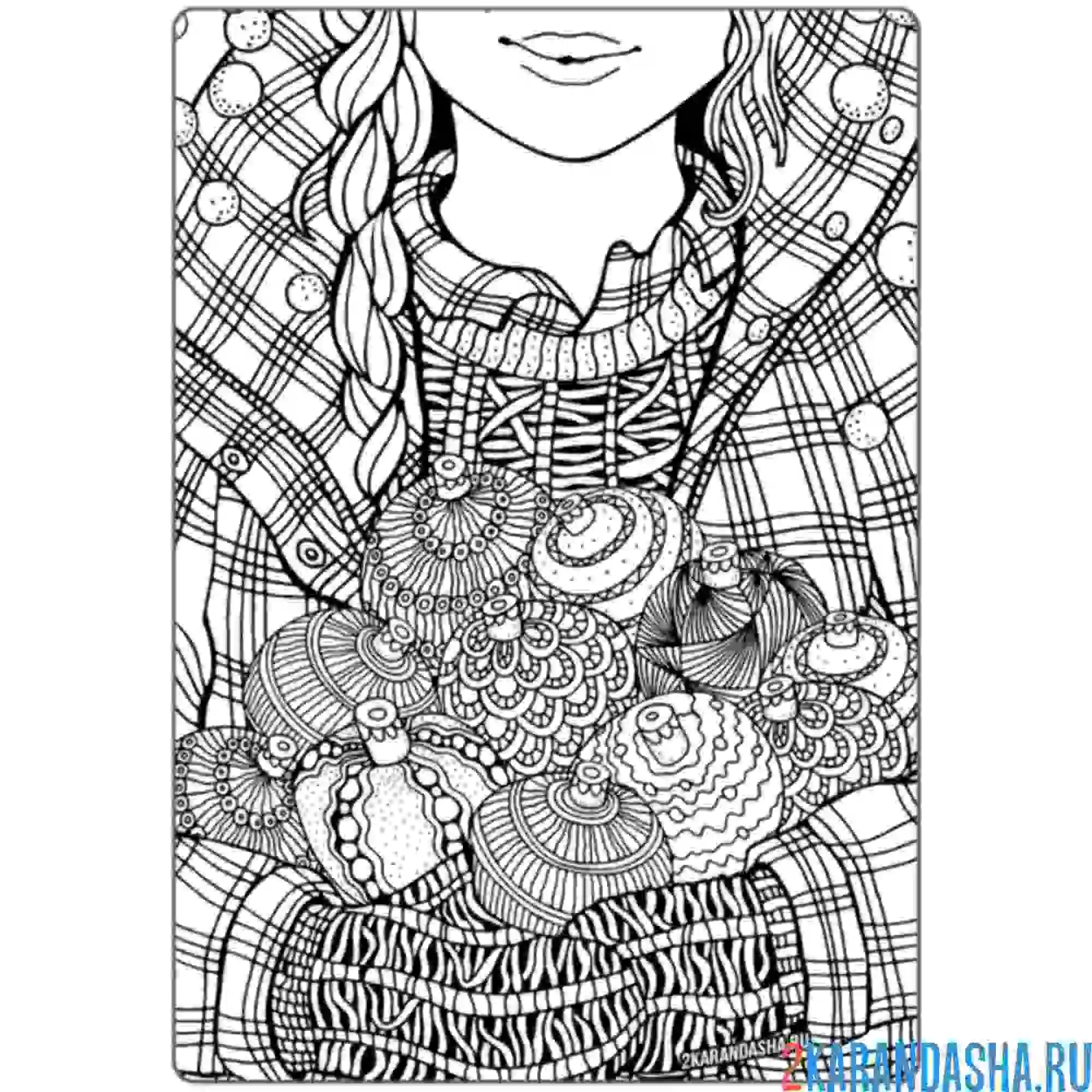 Раскраска елочные шары в руках