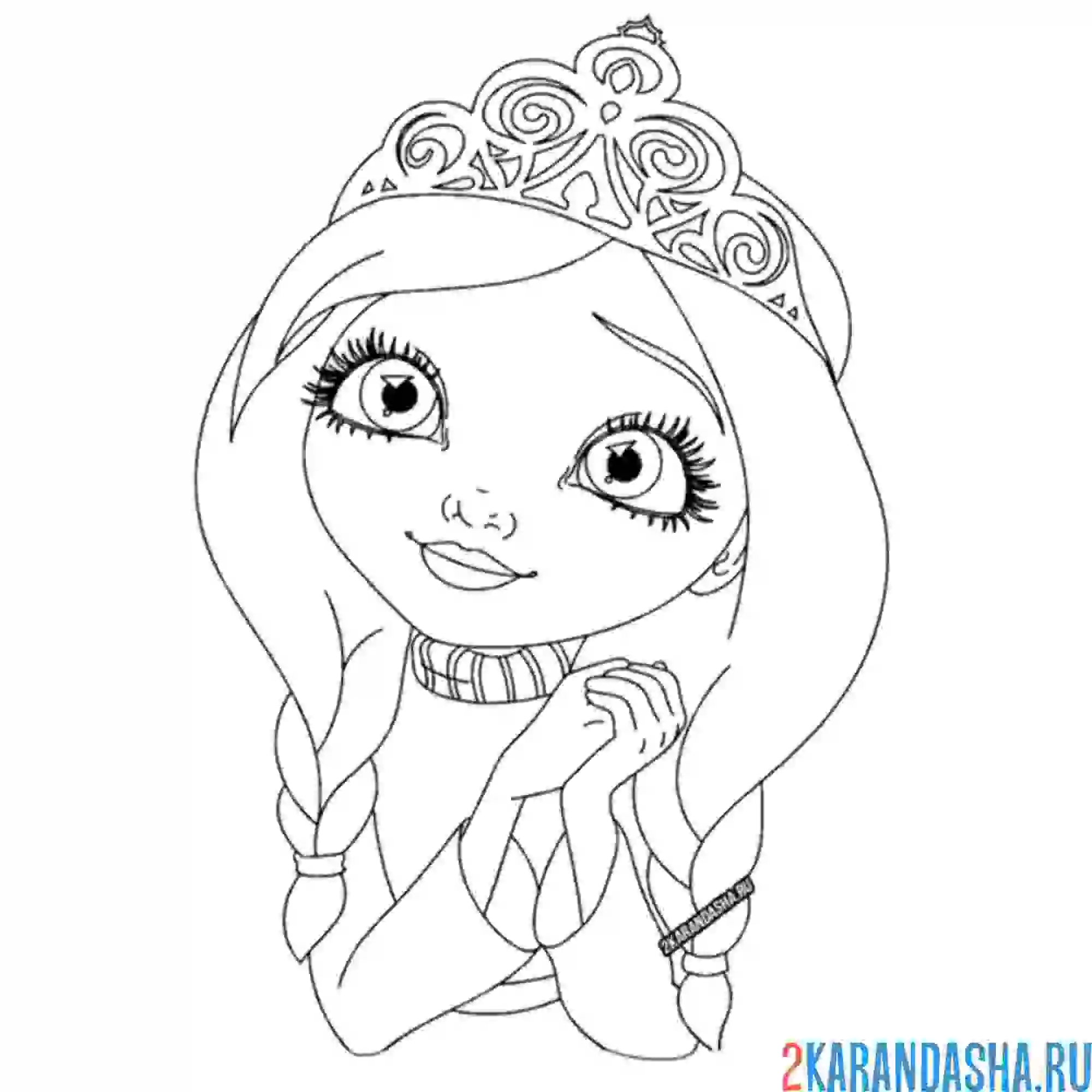 Раскраска царевна елена прекрасная