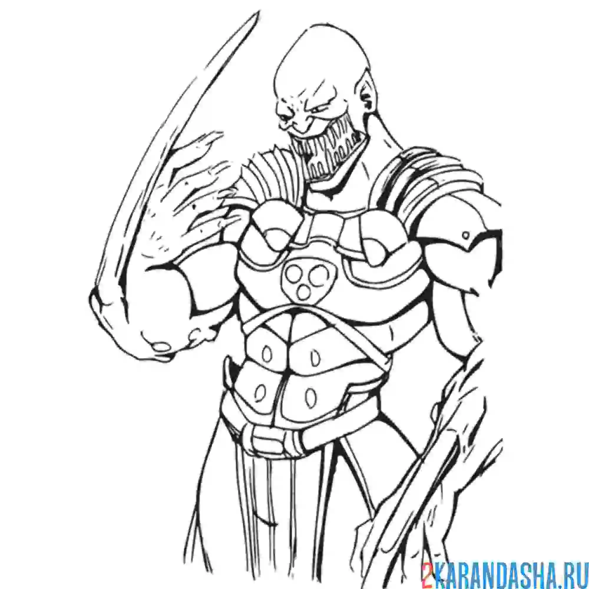 Раскраска барака