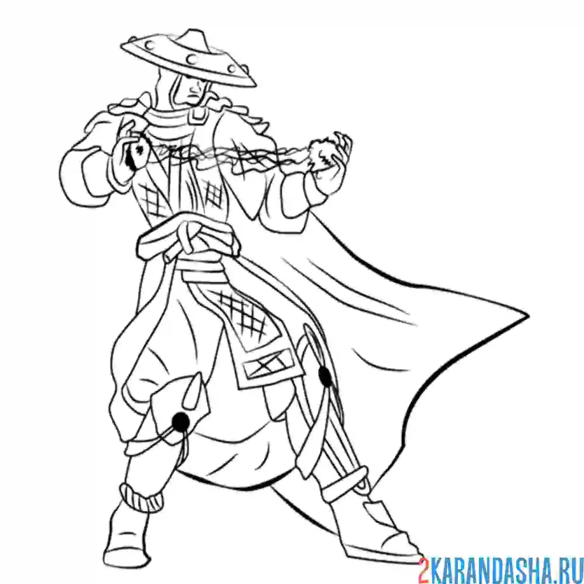 Раскраска рейден