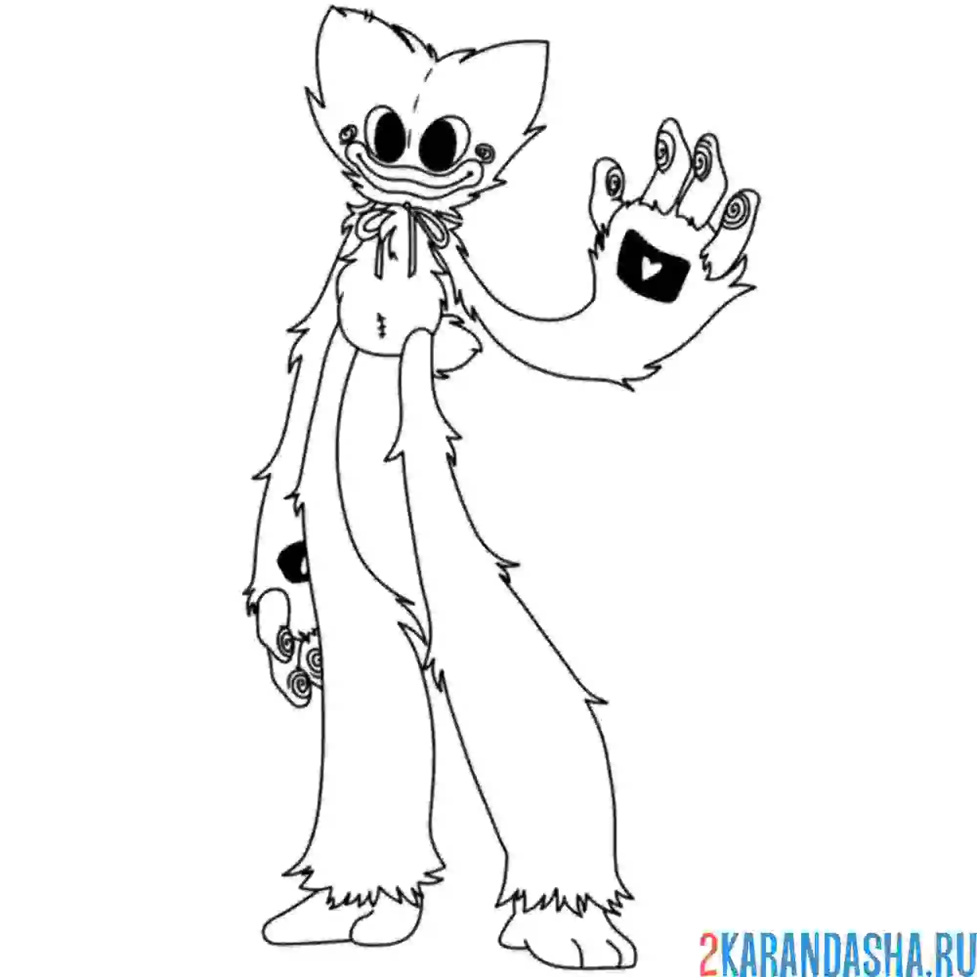 Раскраска хай хагги вагги