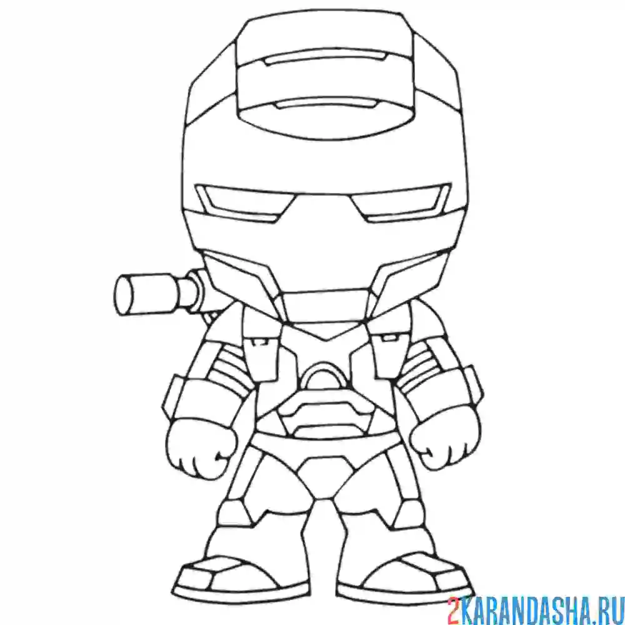 Раскраска мстители воитель