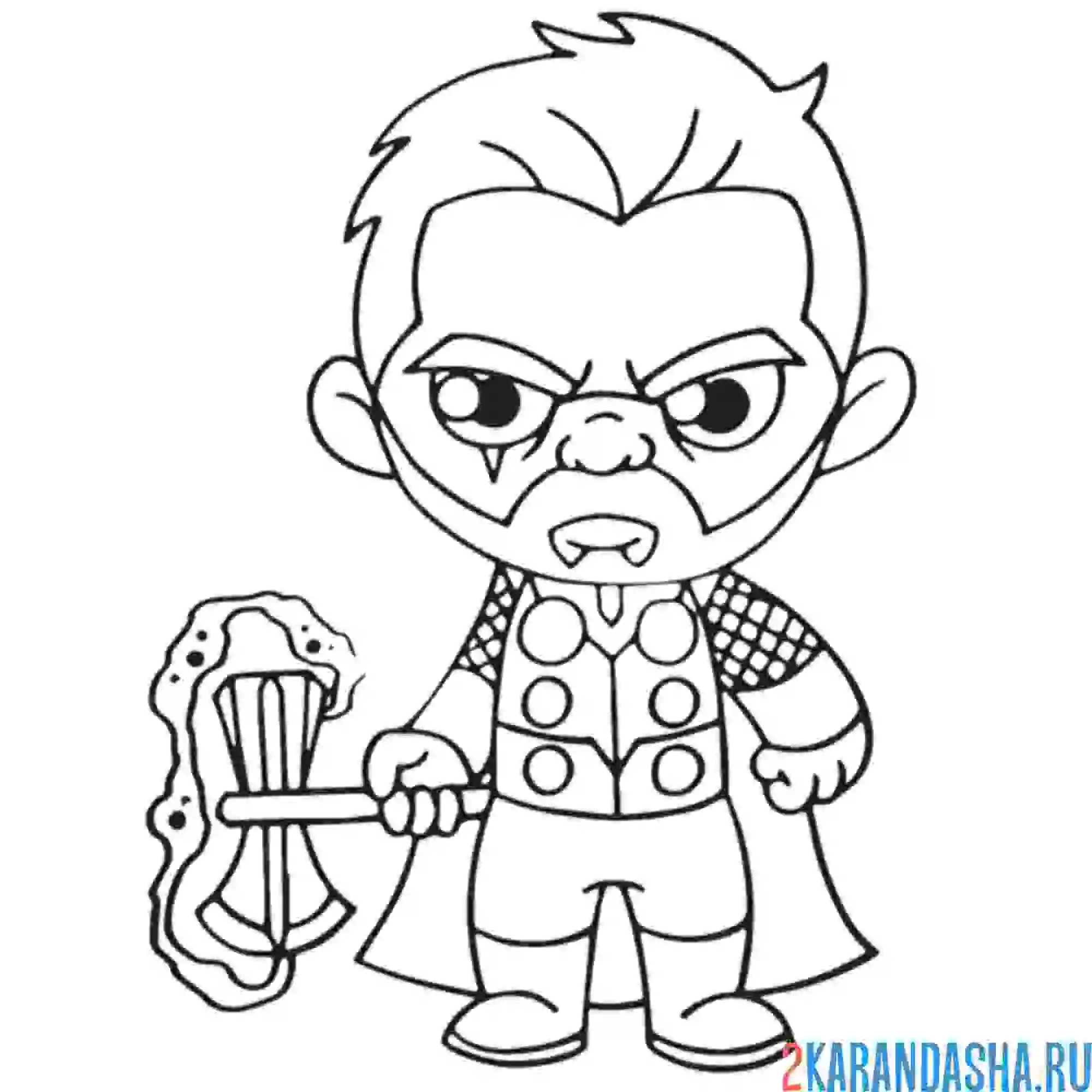 Раскраска тор война бесконечности