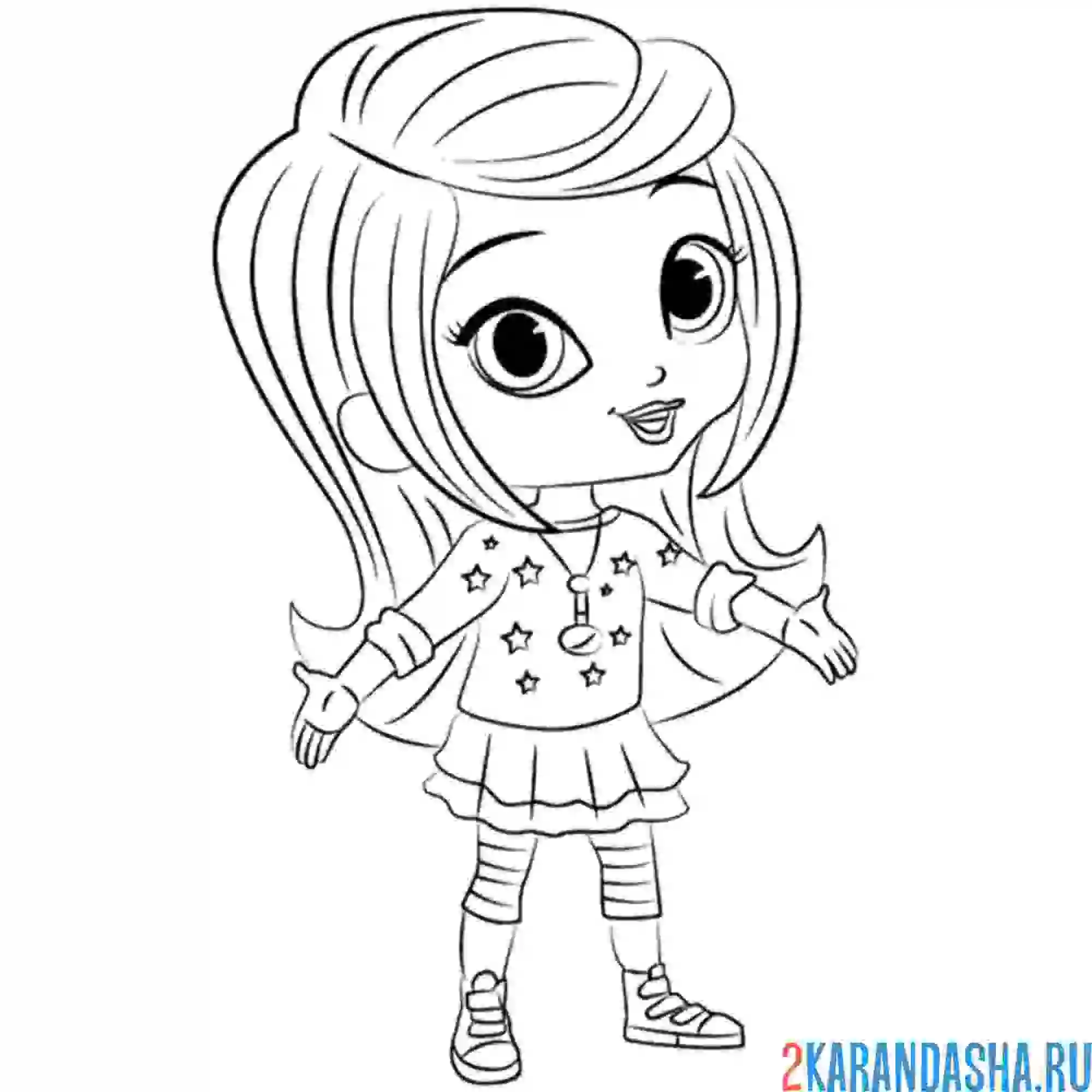 Раскраска лия