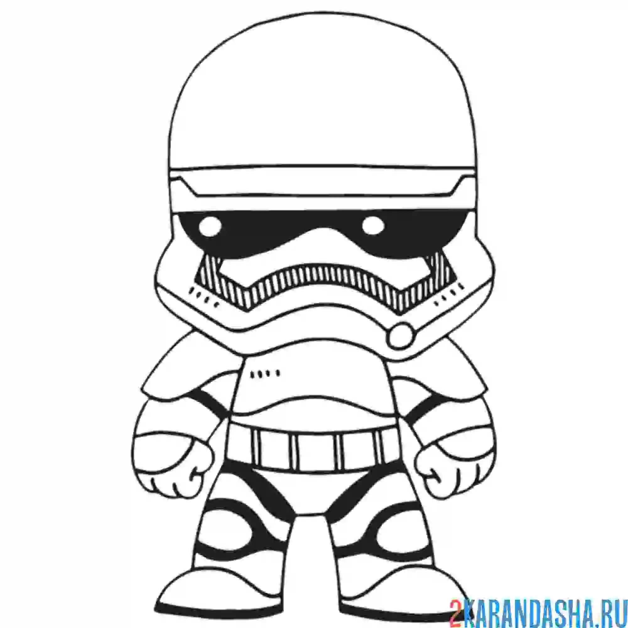 Раскраска имперский штурмовик