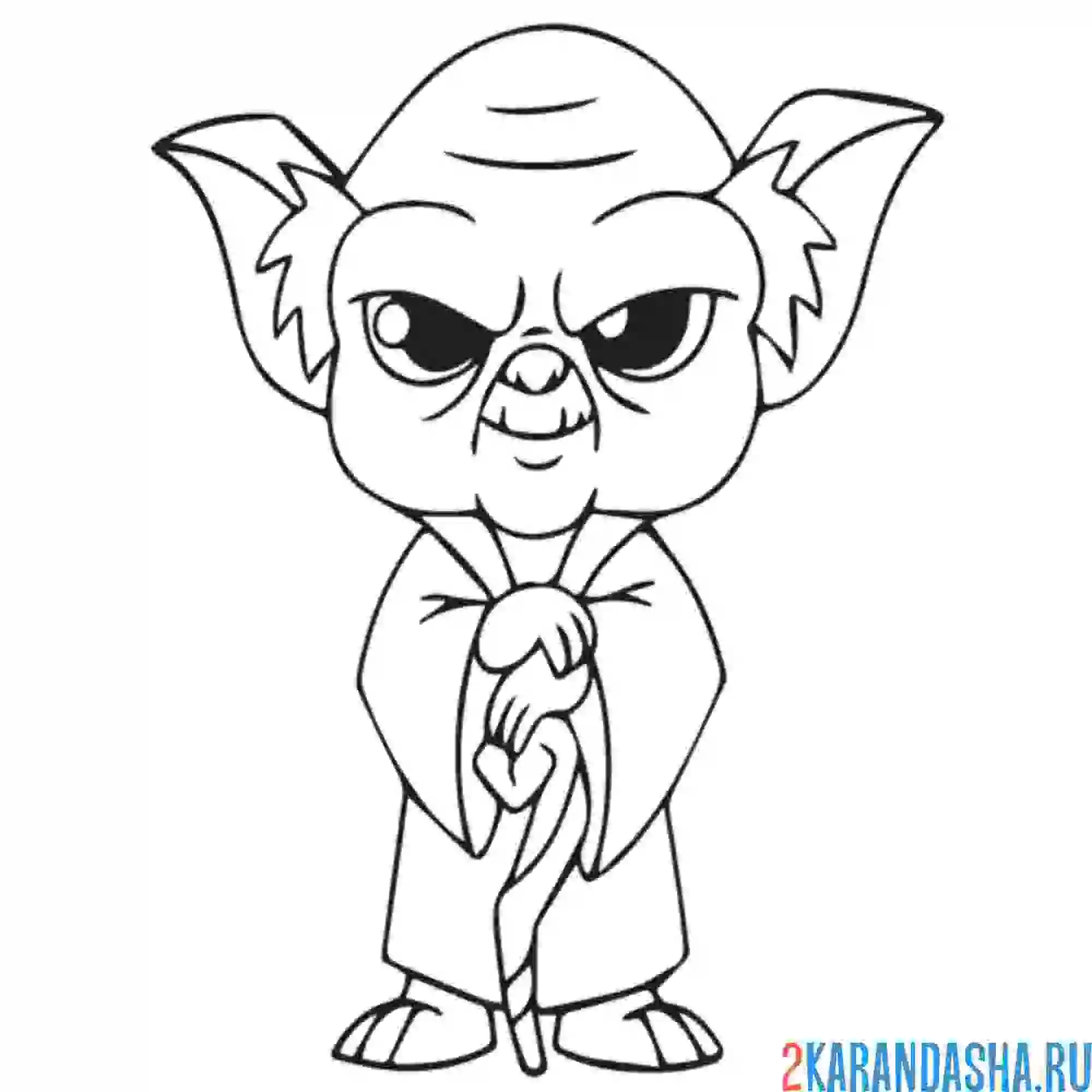 Раскраска йода