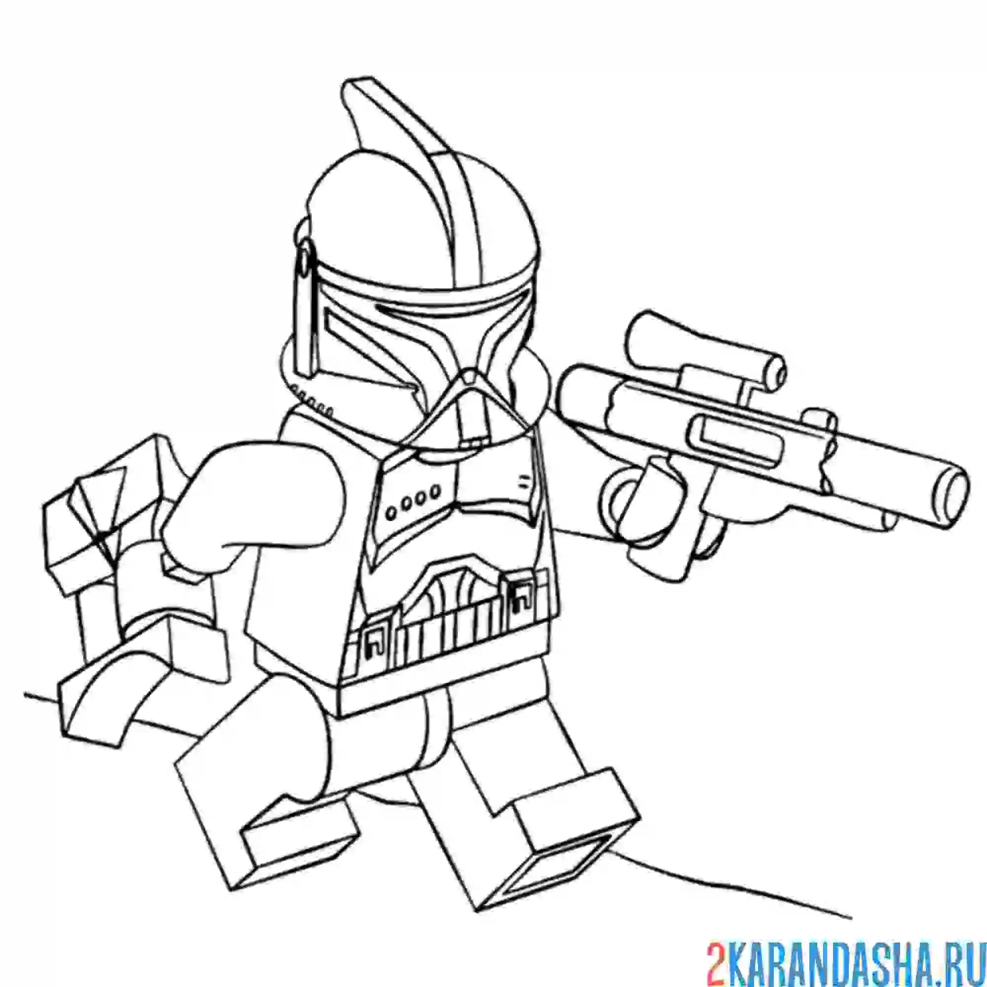 Раскраска лего зездные войны