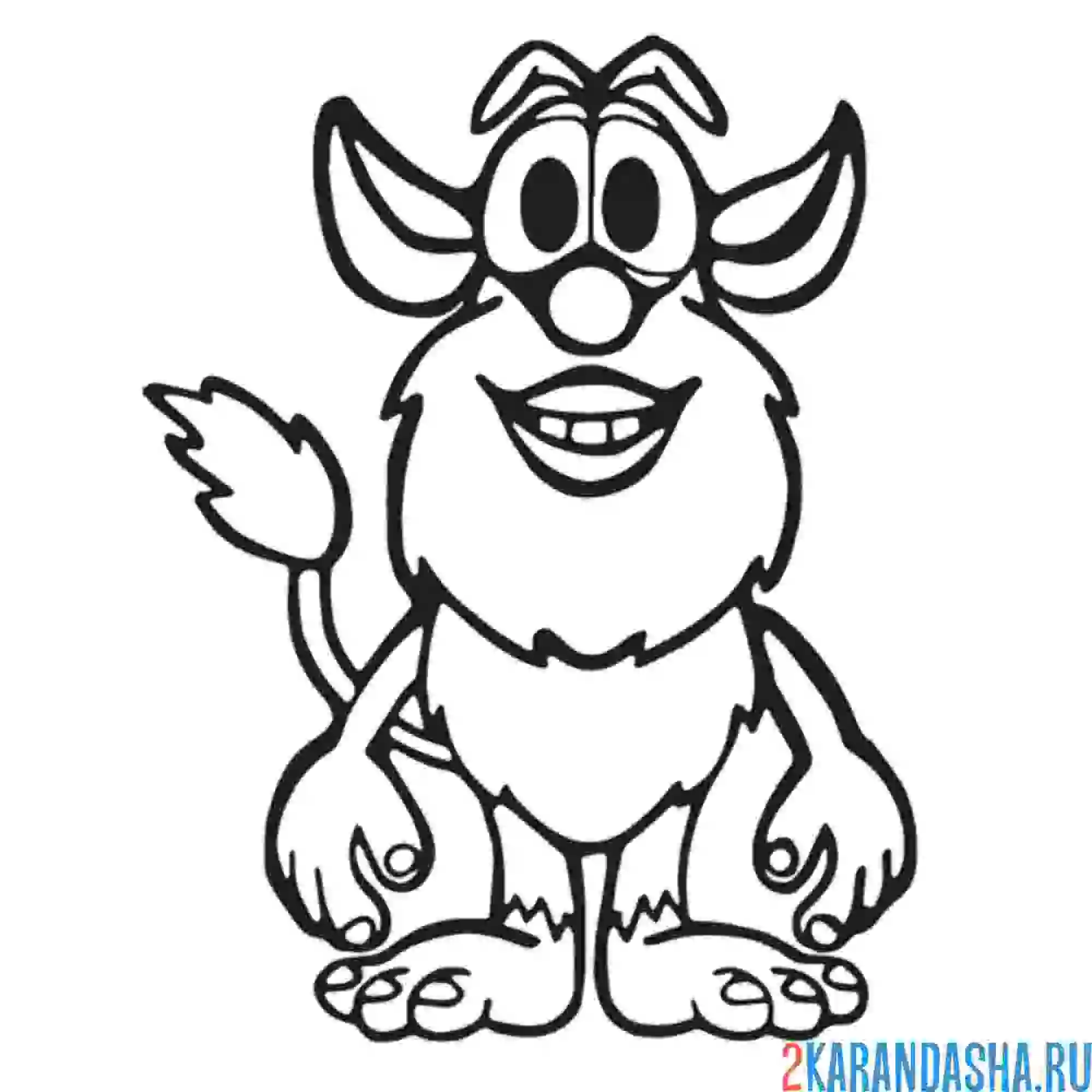 Раскраска буба в полный рост