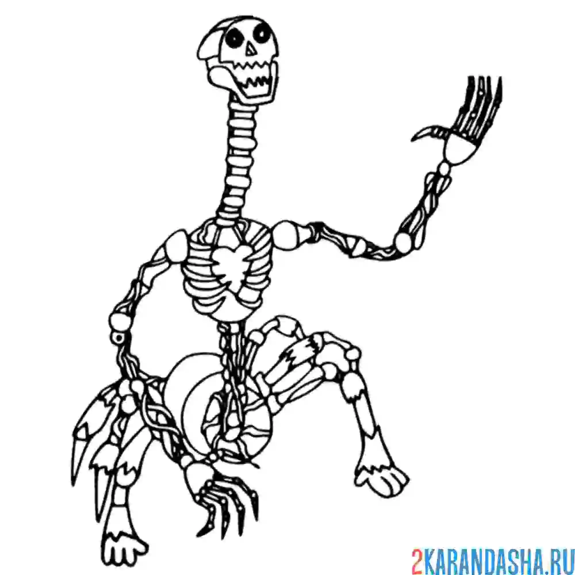 Раскраска prototype experiment 1006 (прототип эксперимент)