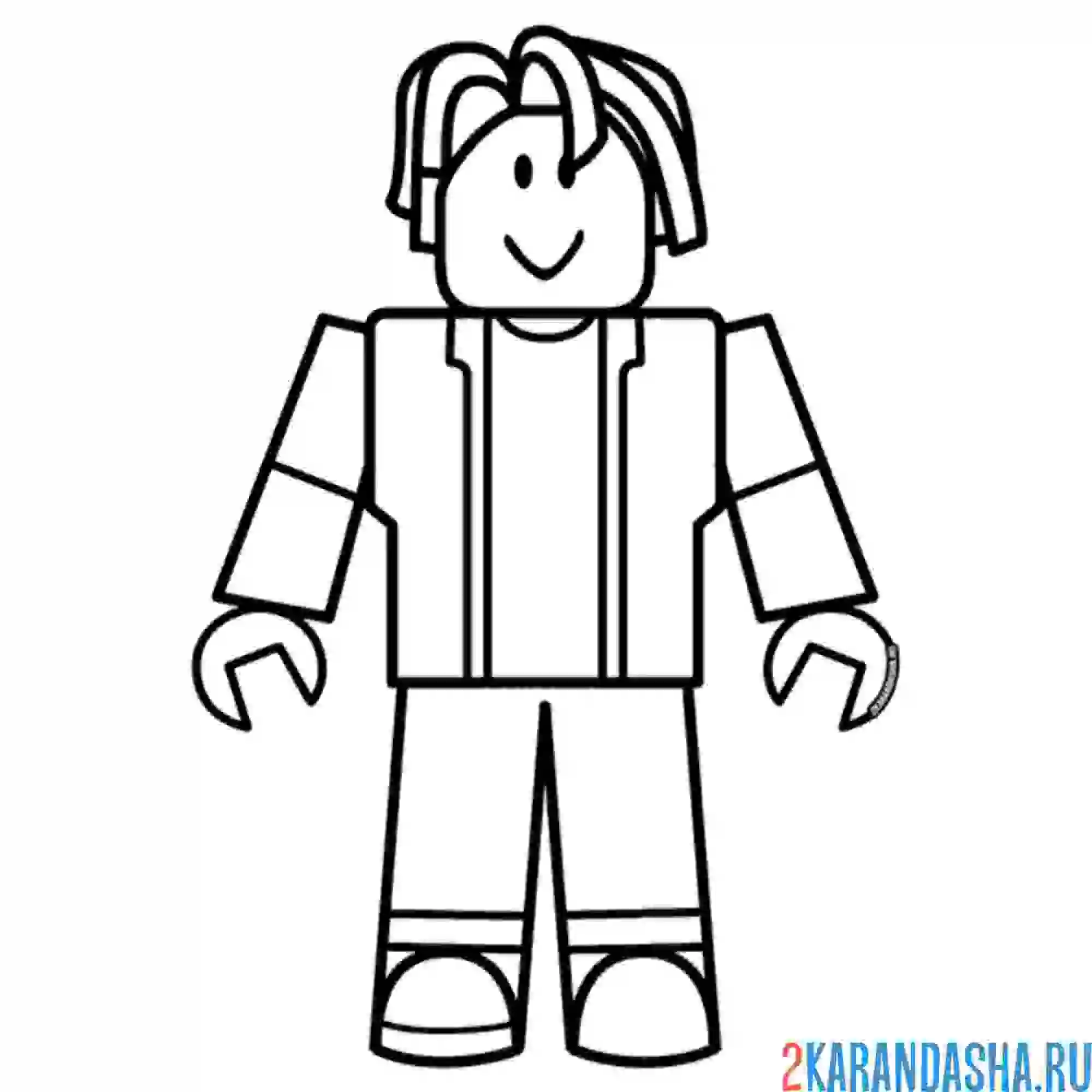 Раскраска человек волосы с беконом