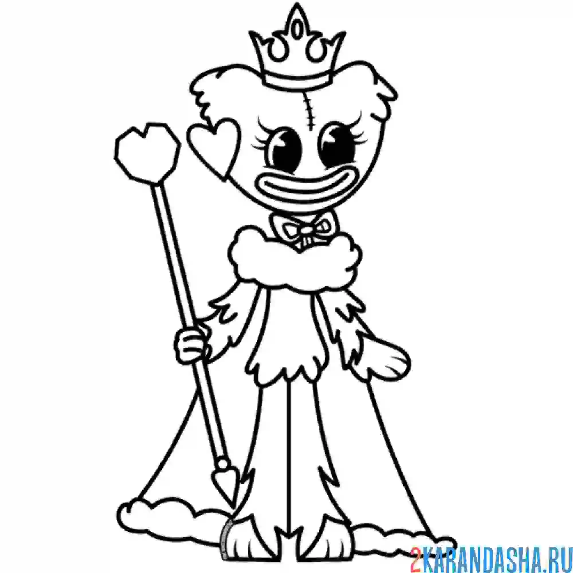 Раскраска кисси мисси принцесса